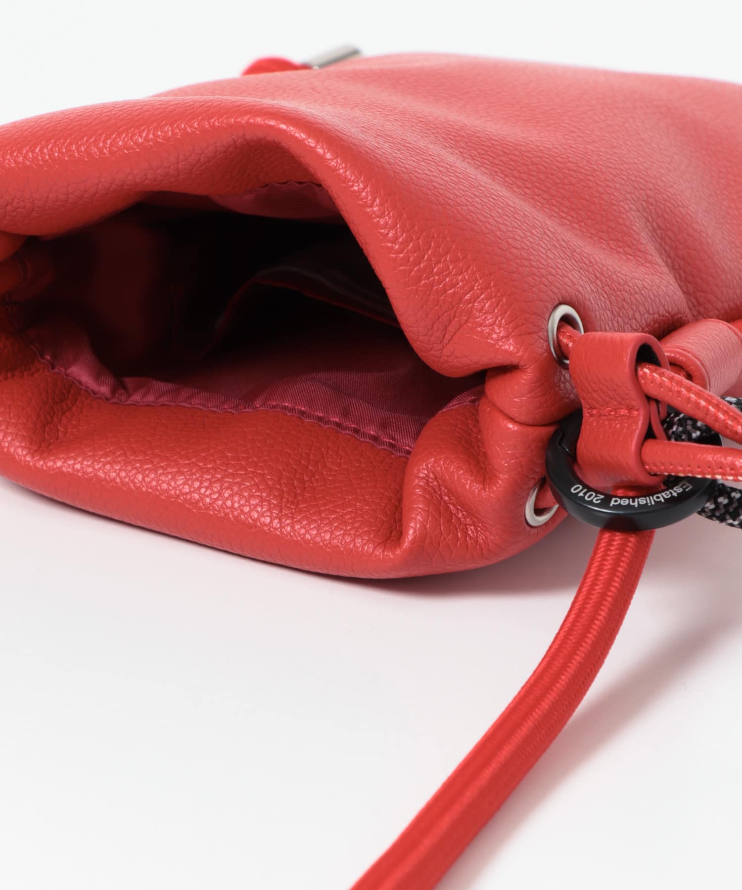 F/CE.　TECH LEATHER MAP POCHETTE Red FREE