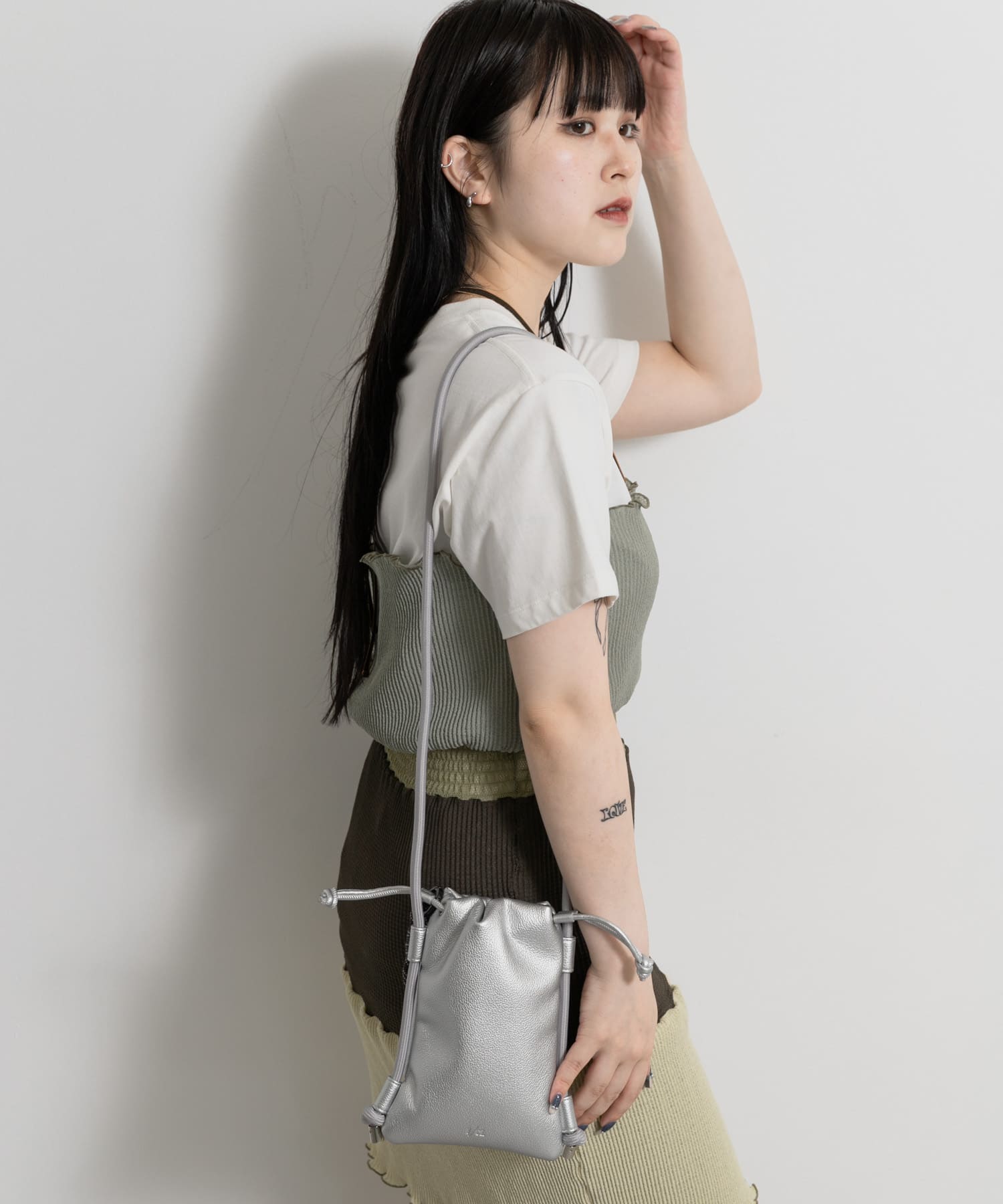 F/CE.　TECH LEATHER MAP POCHETTE