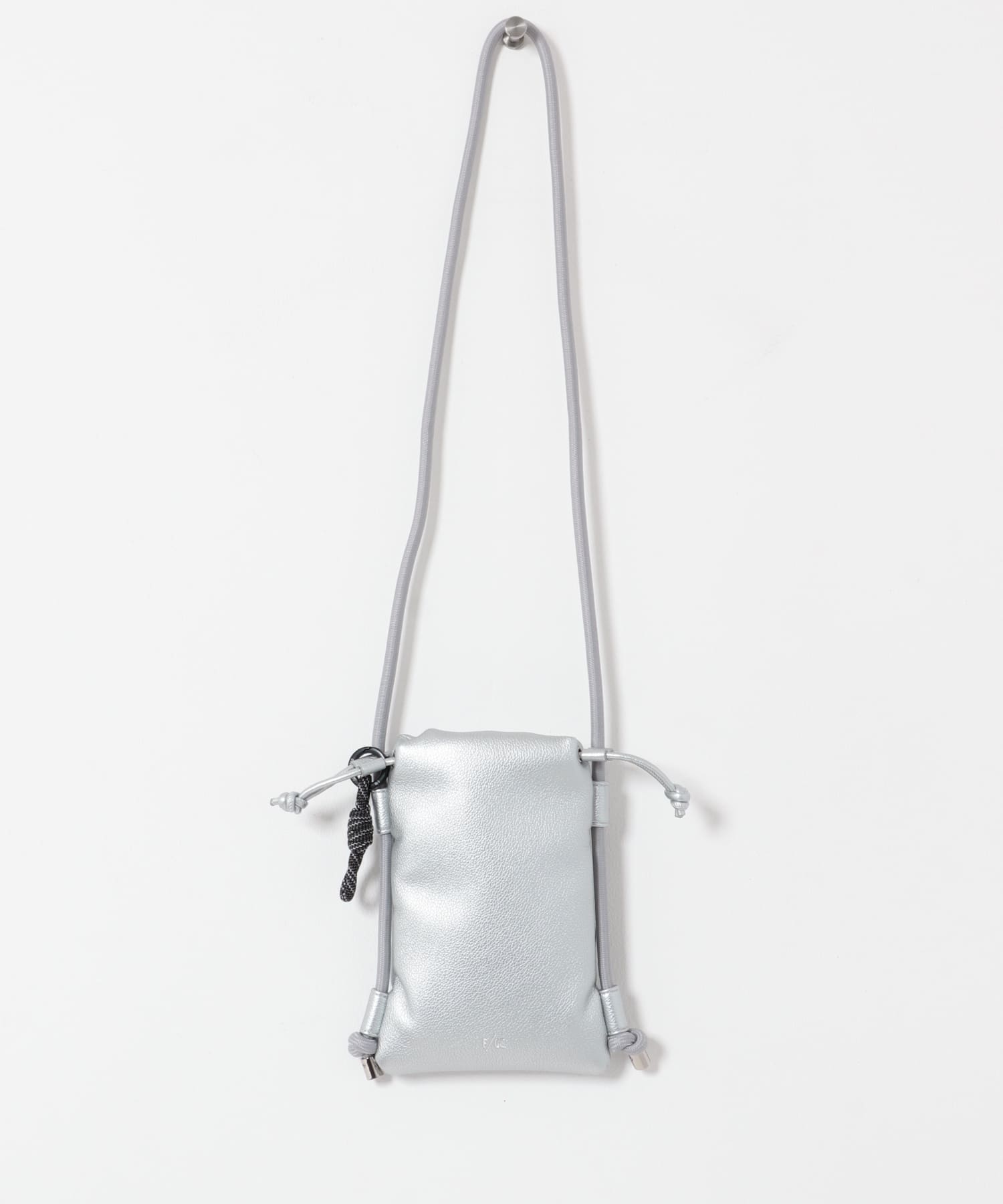 F/CE.　TECH LEATHER MAP POCHETTE Silver FREE
