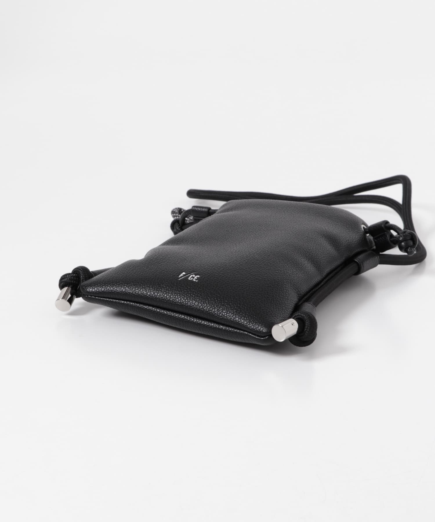 F/CE.　TECH LEATHER MAP POCHETTE Black FREE