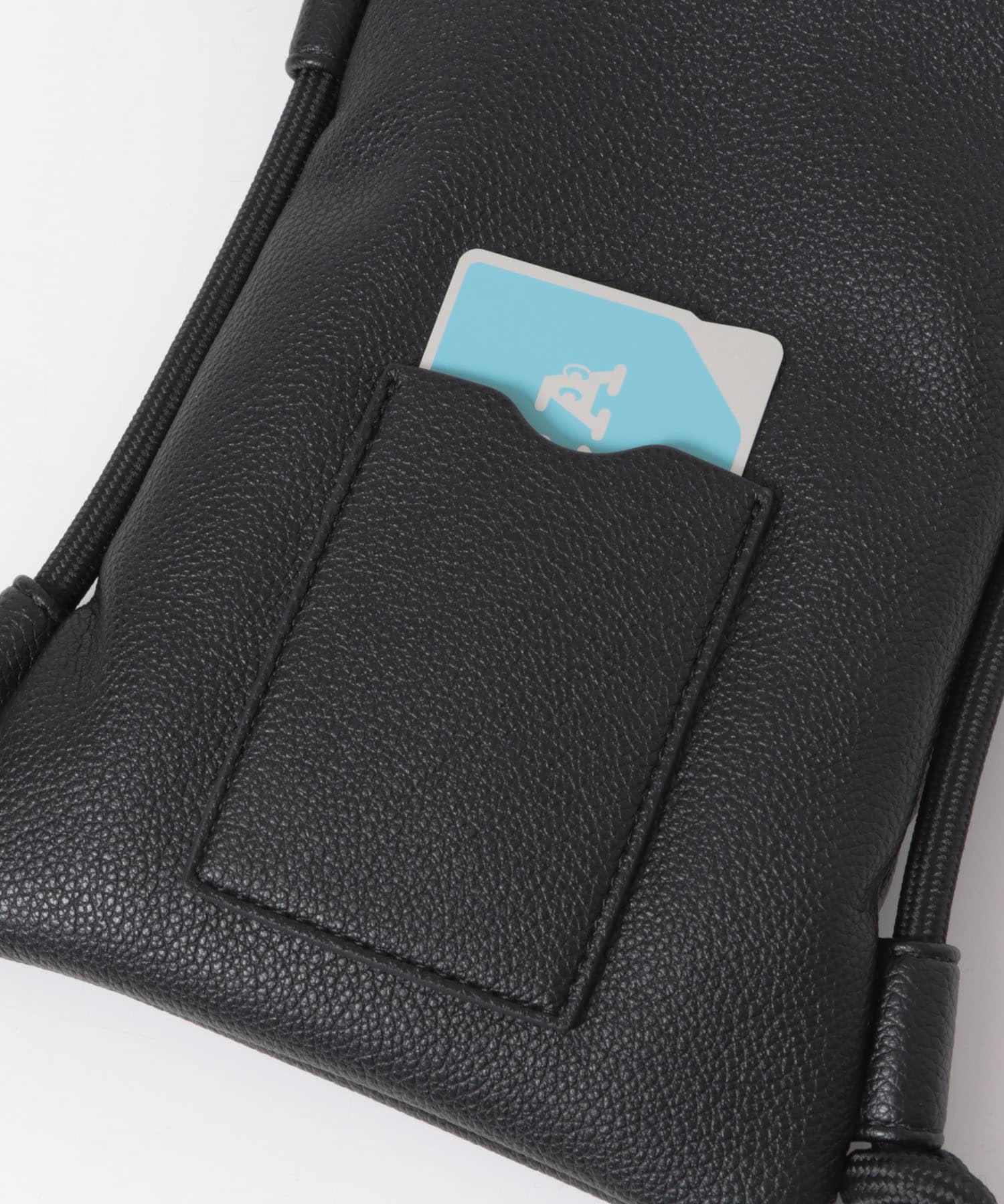 F/CE.　TECH LEATHER MAP POCHETTE Black FREE