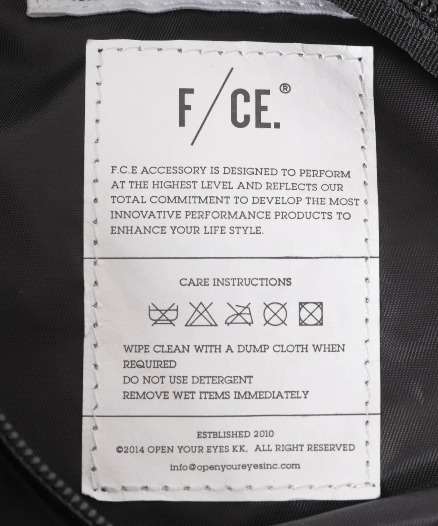 F/CE.　TEXTURED TWILL HORN MINI SHOULDER BAG Charcoal FREE