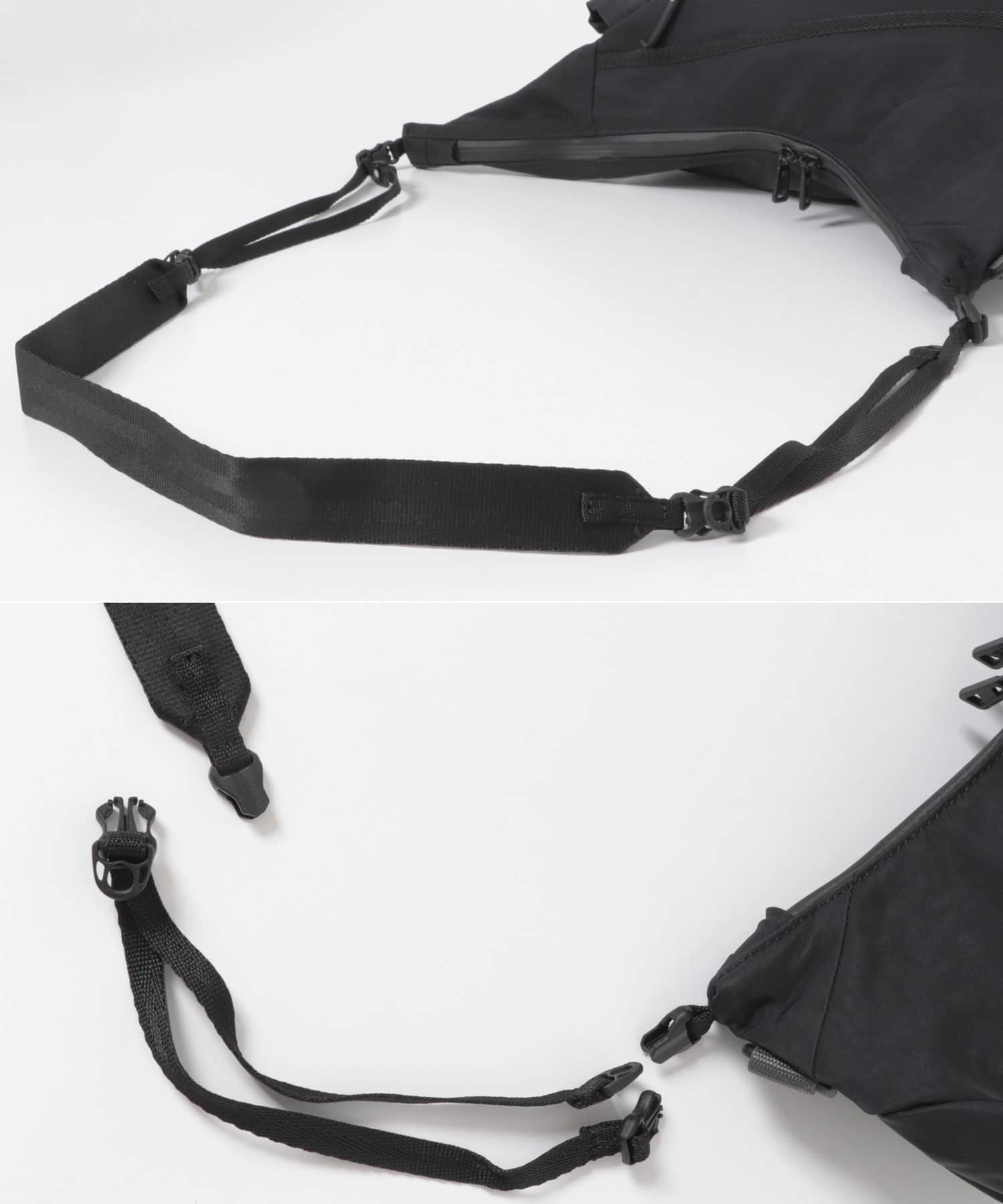 F/CE.　TEXTURED TWILL HORN MINI SHOULDER BAG Black FREE