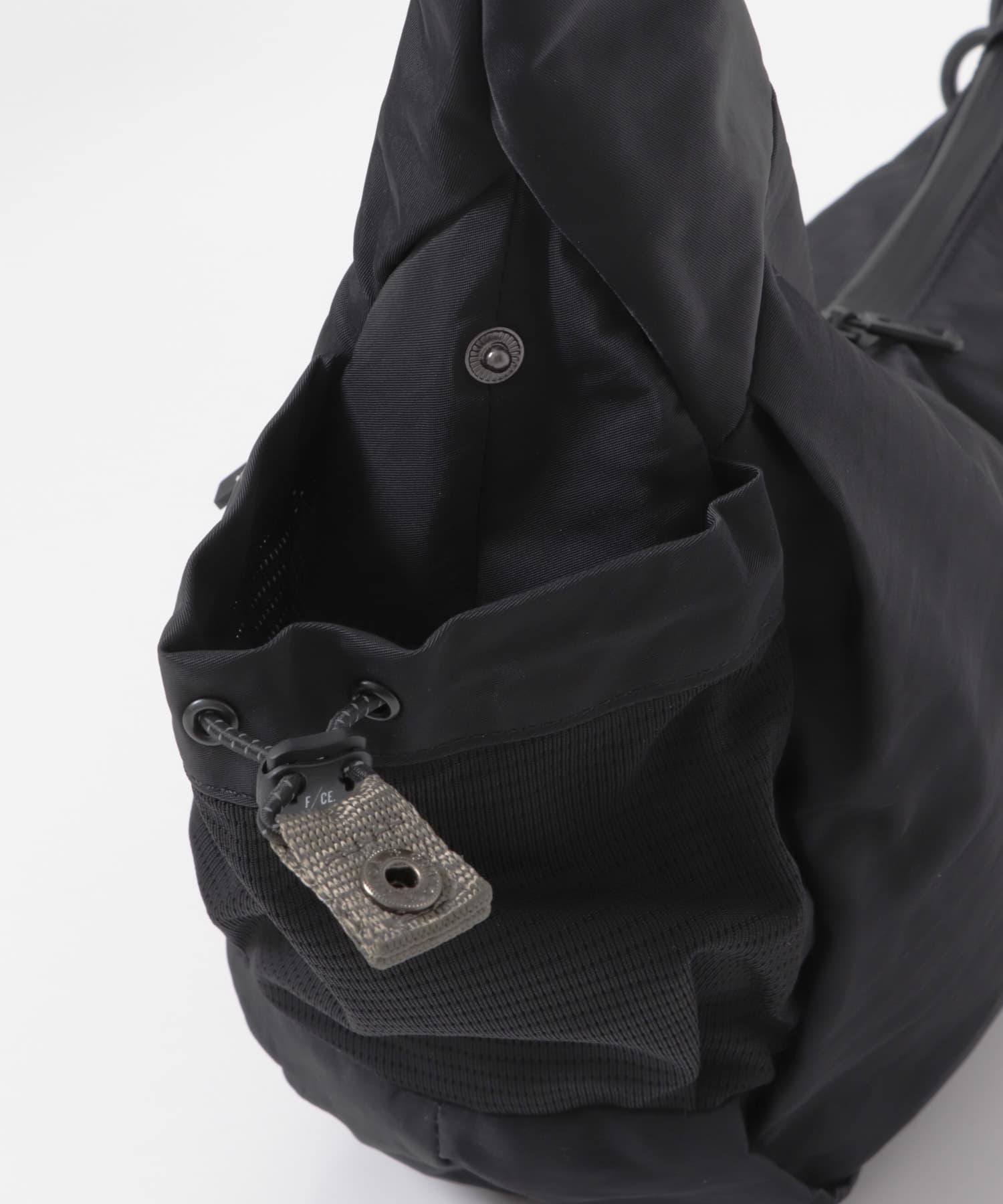 F/CE.　TEXTURED TWILL HORN MINI SHOULDER BAG Black FREE