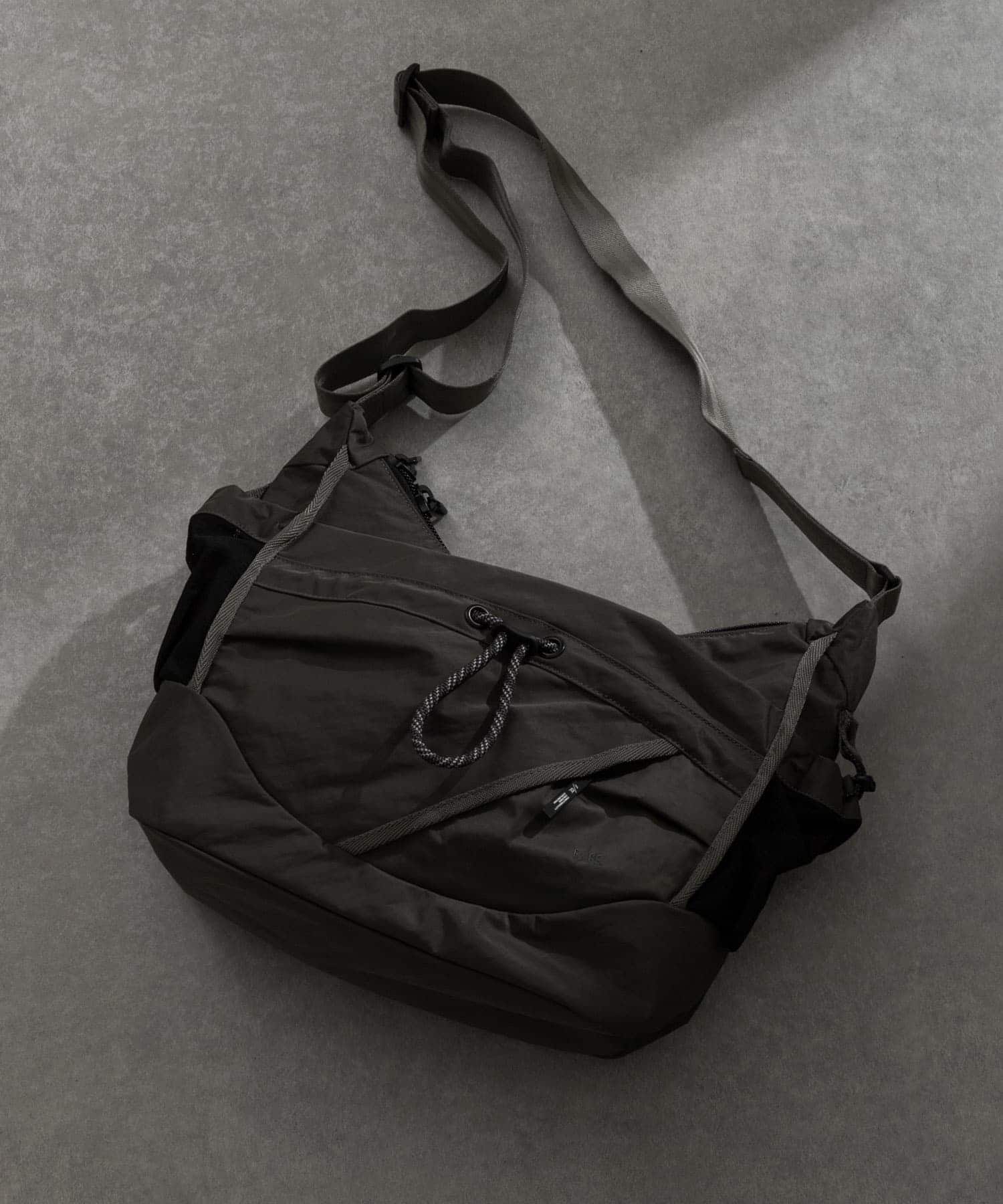 F/CE.　TEXTURED TWILL 2WAY SHOULDER TOTE Charcoal FREE