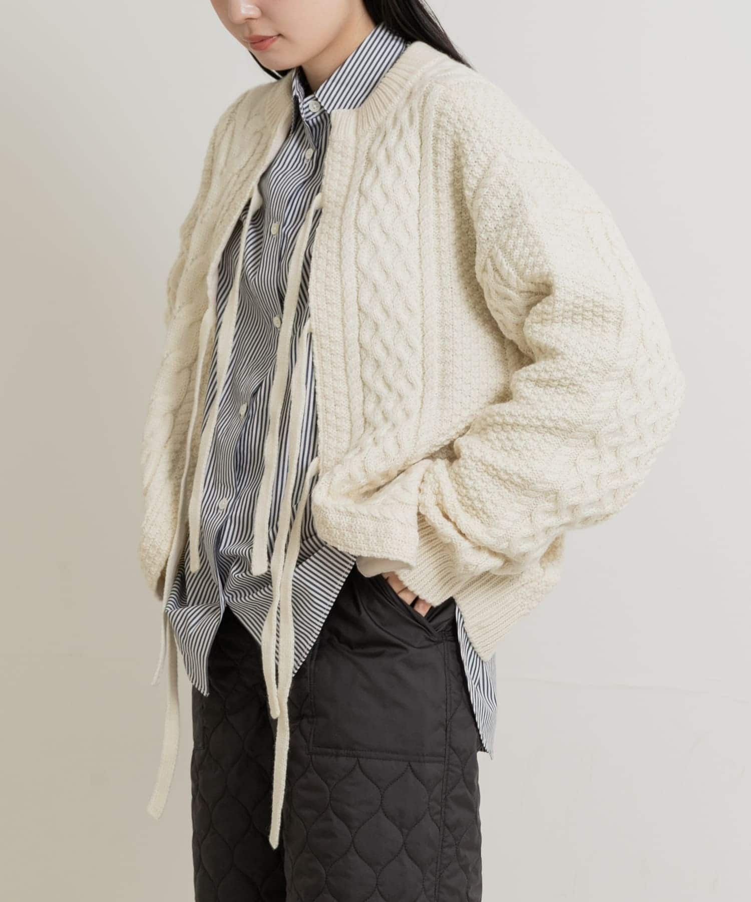身長：166cm サイズ：one
