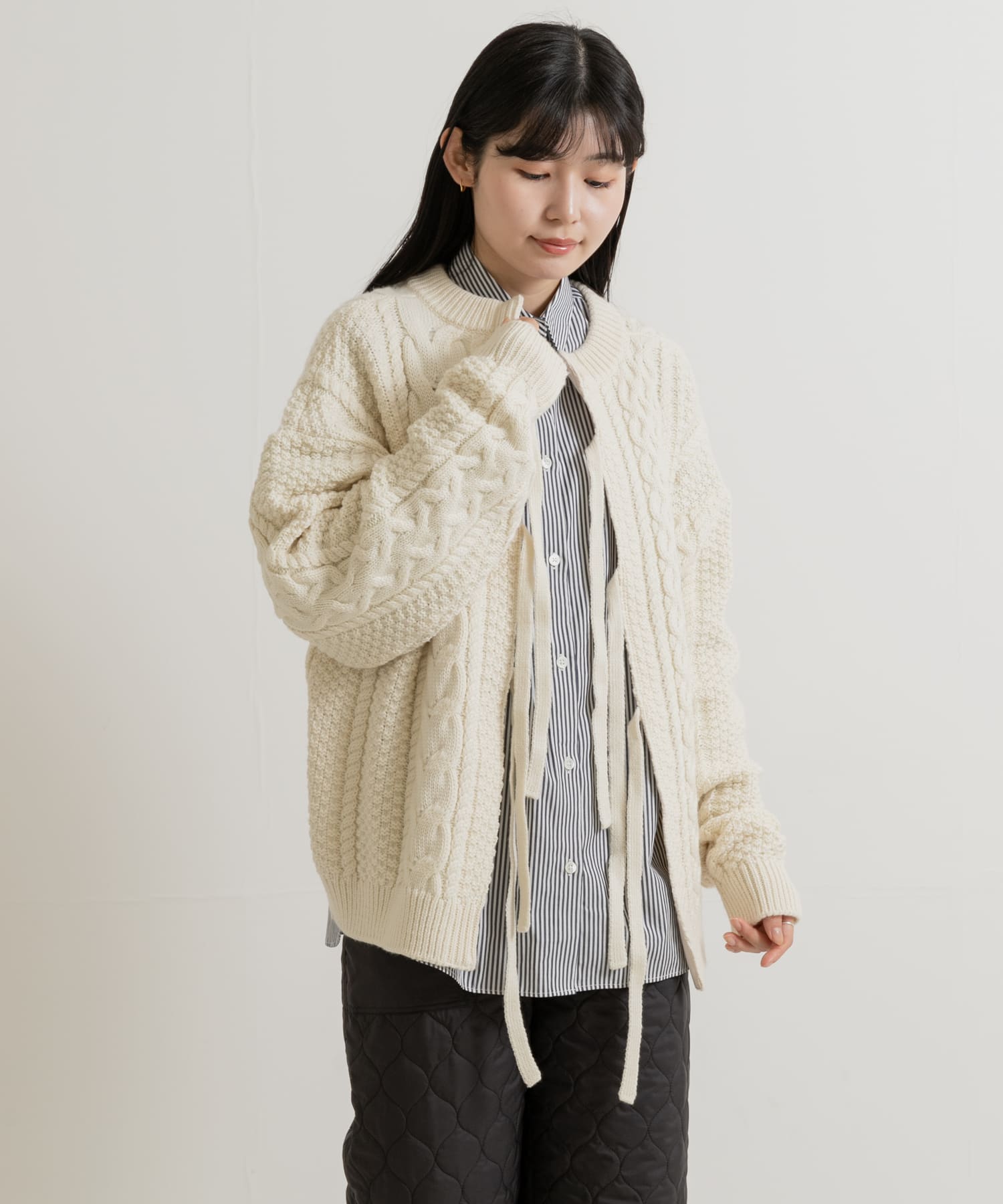 身長：166cm サイズ：one