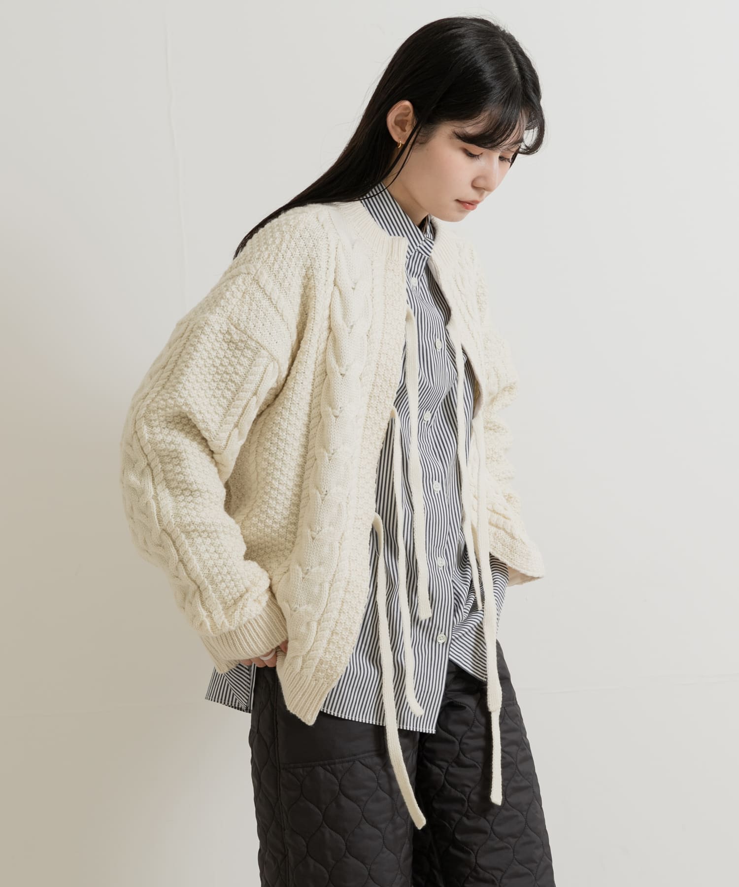身長：166cm サイズ：one