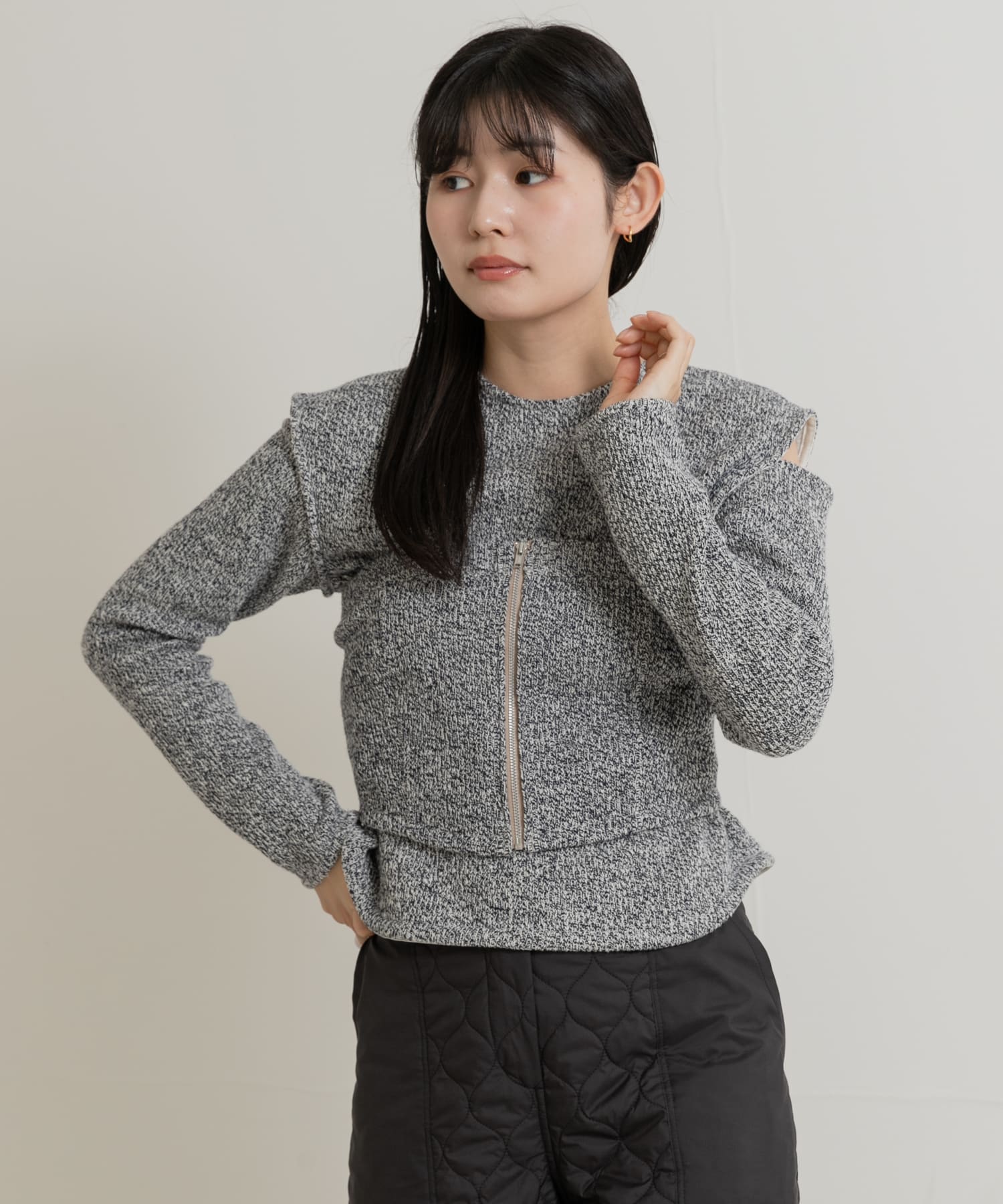 身長：166cm サイズ：one