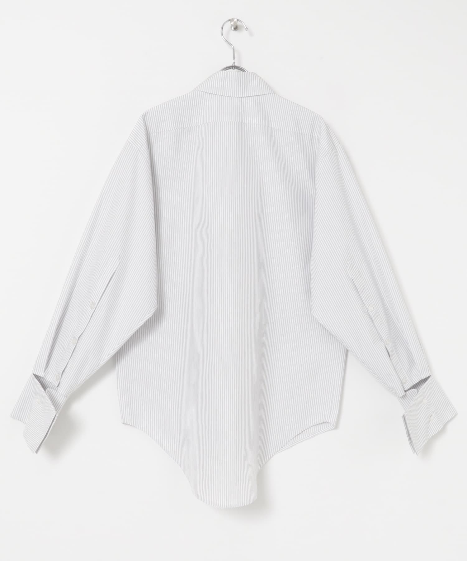 &her　Basic Shirts stripe STRIPE FREE