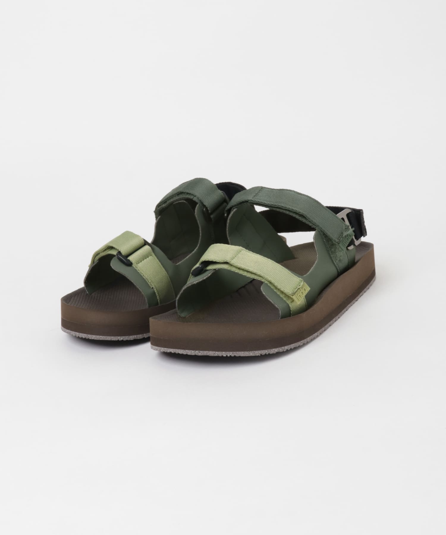 indosole　THE ADVENTURER women SOIL OLIVE 6