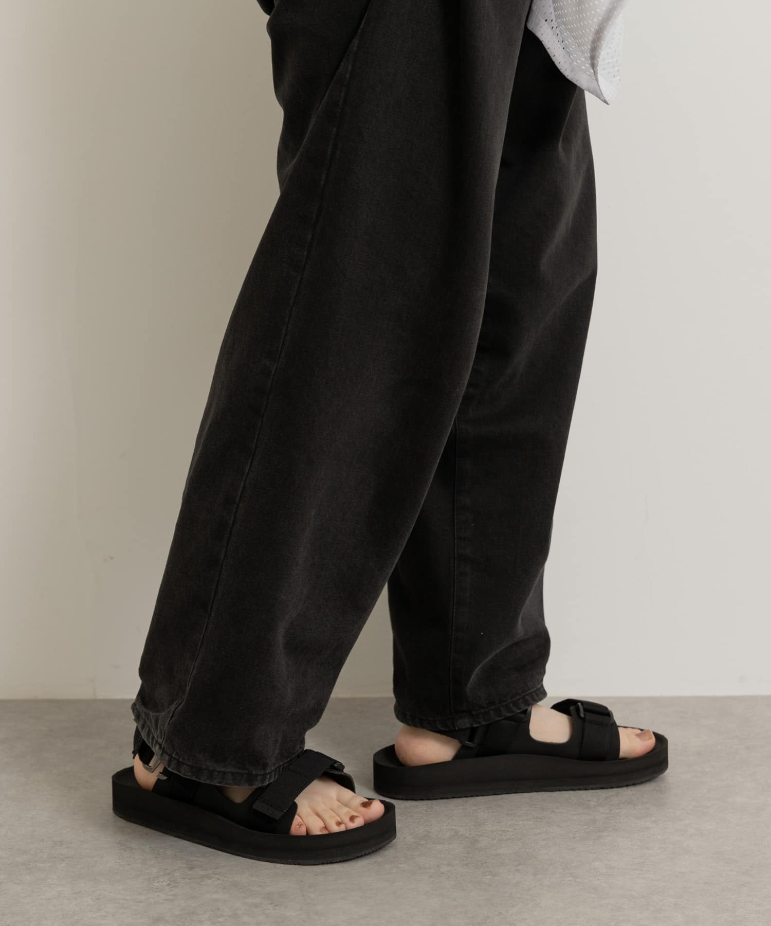 indosole　THE ADVENTURER women BLACK 6