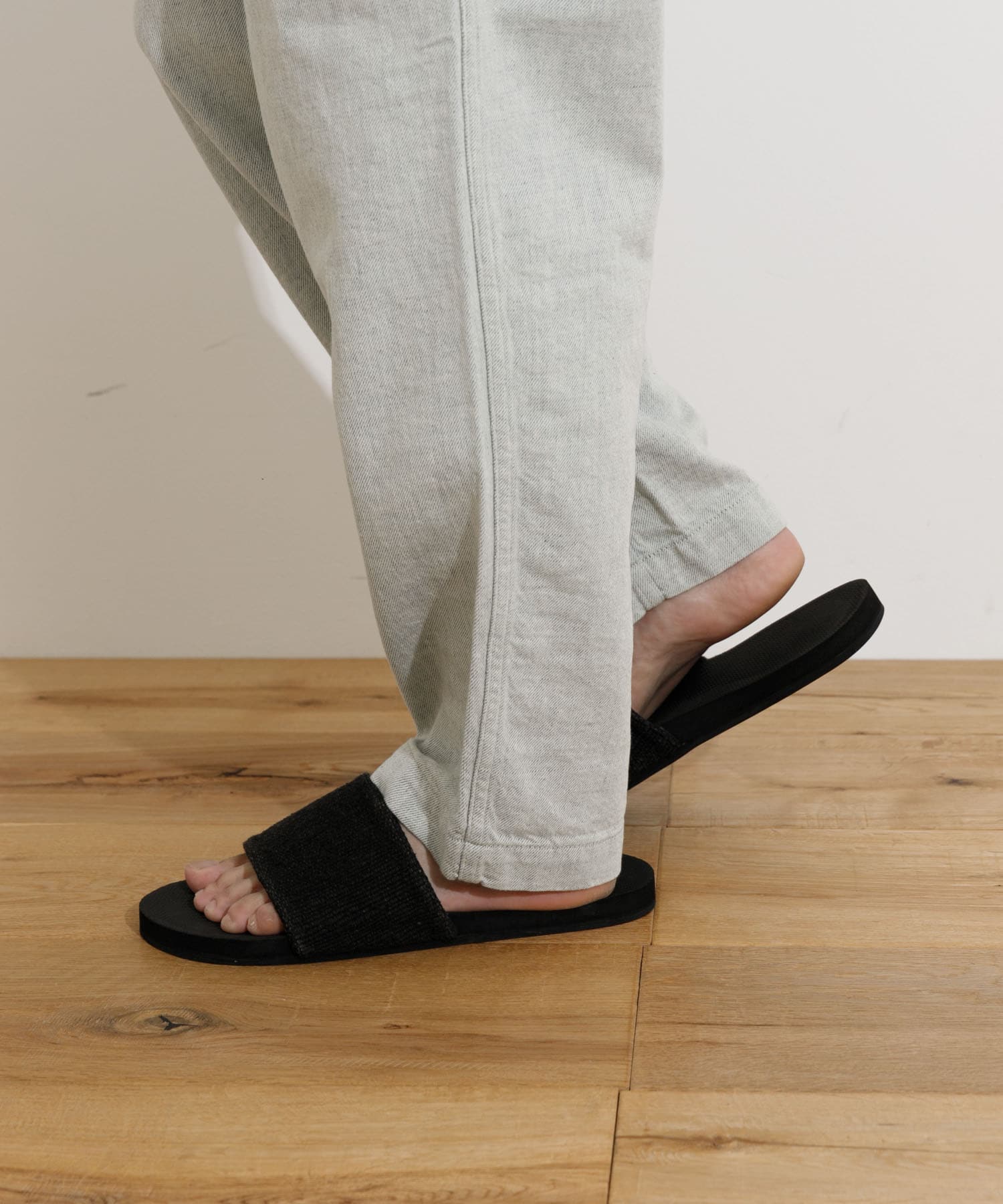 indosole　Pable SLIDE1 Black 7