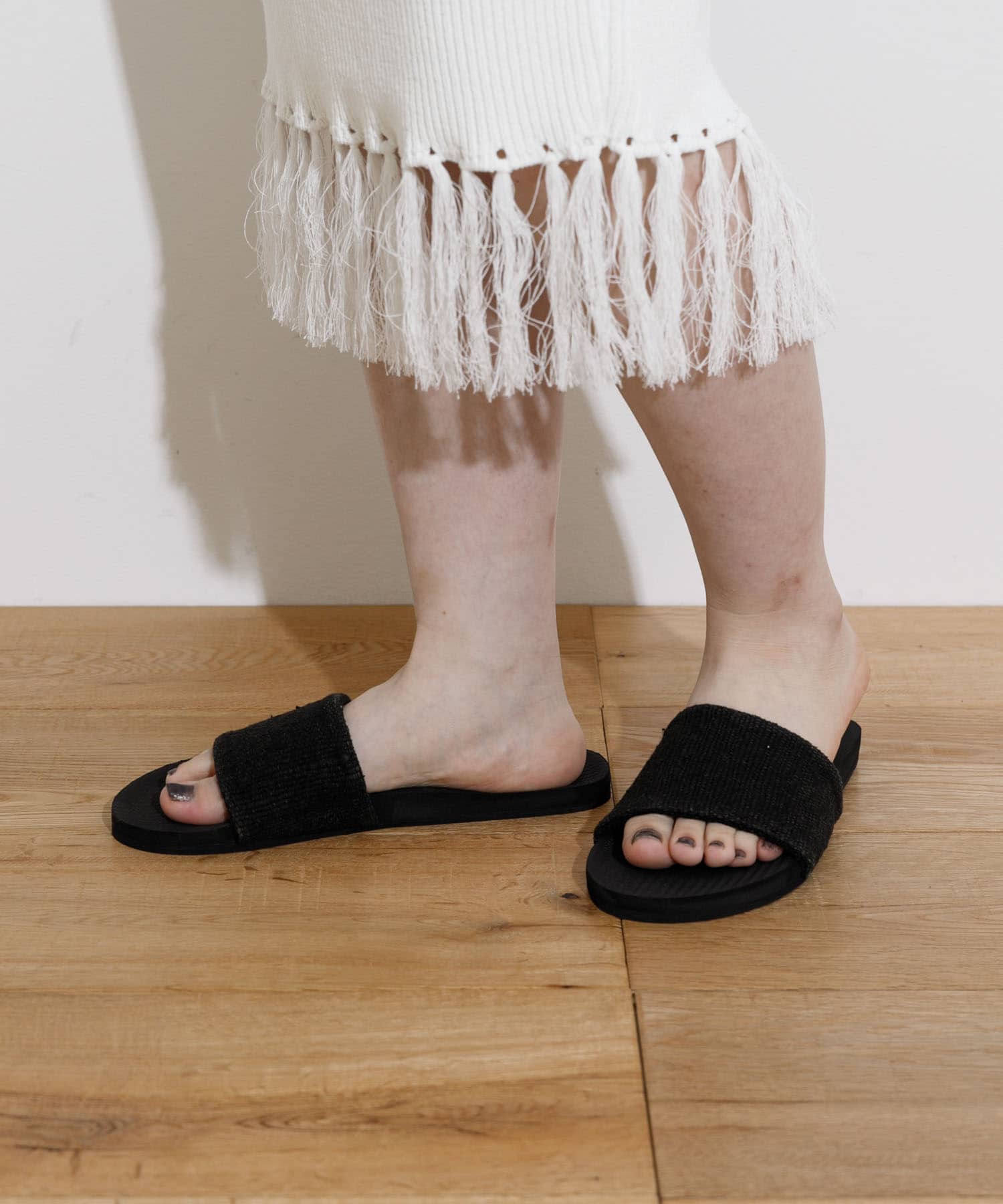 indosole　Pable SLIDE 2 Black 4