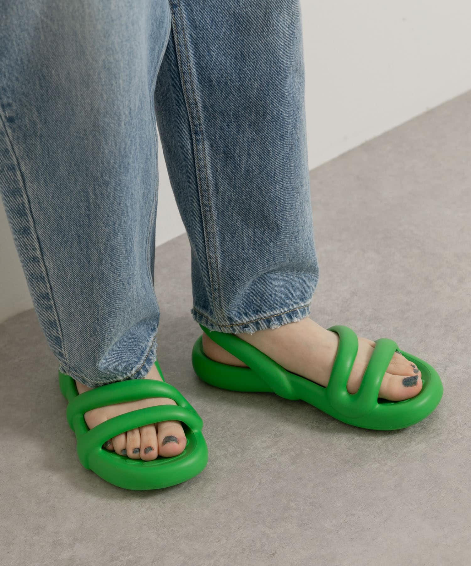 CAMPER　Kobarah Flat WOMEN 006GREEN 37