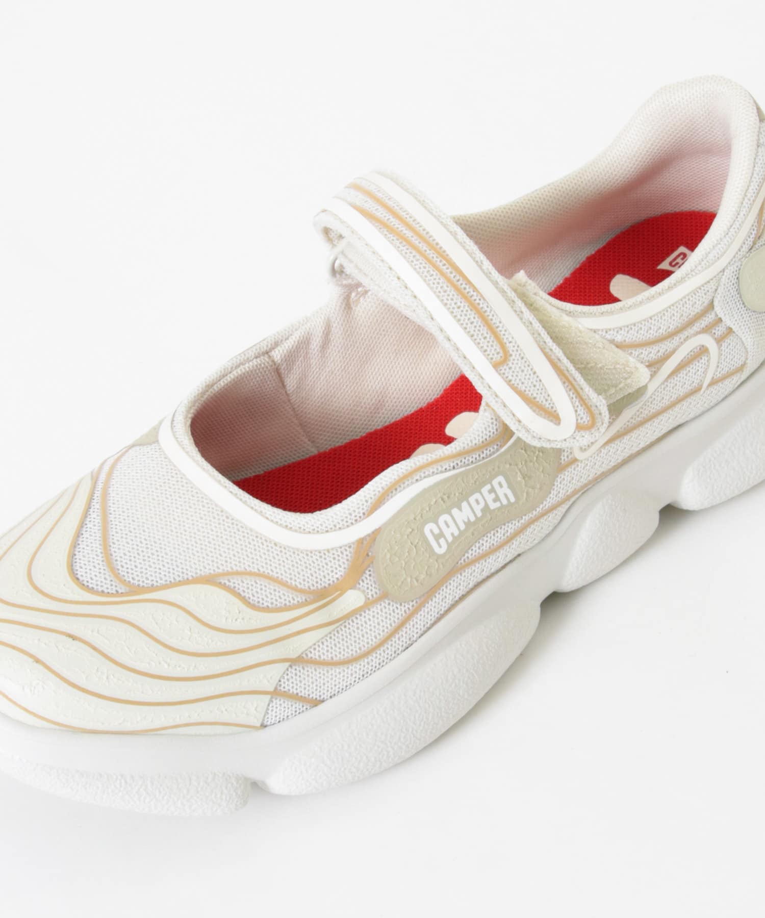 CAMPER　Karst Moccasin 005WHT 37