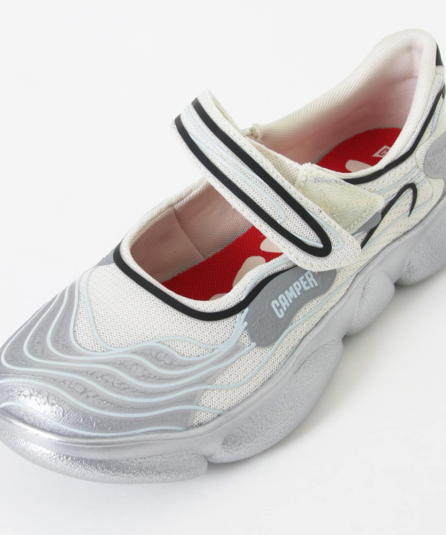 CAMPER　Karst Moccasin-SILVER 006SLV 37