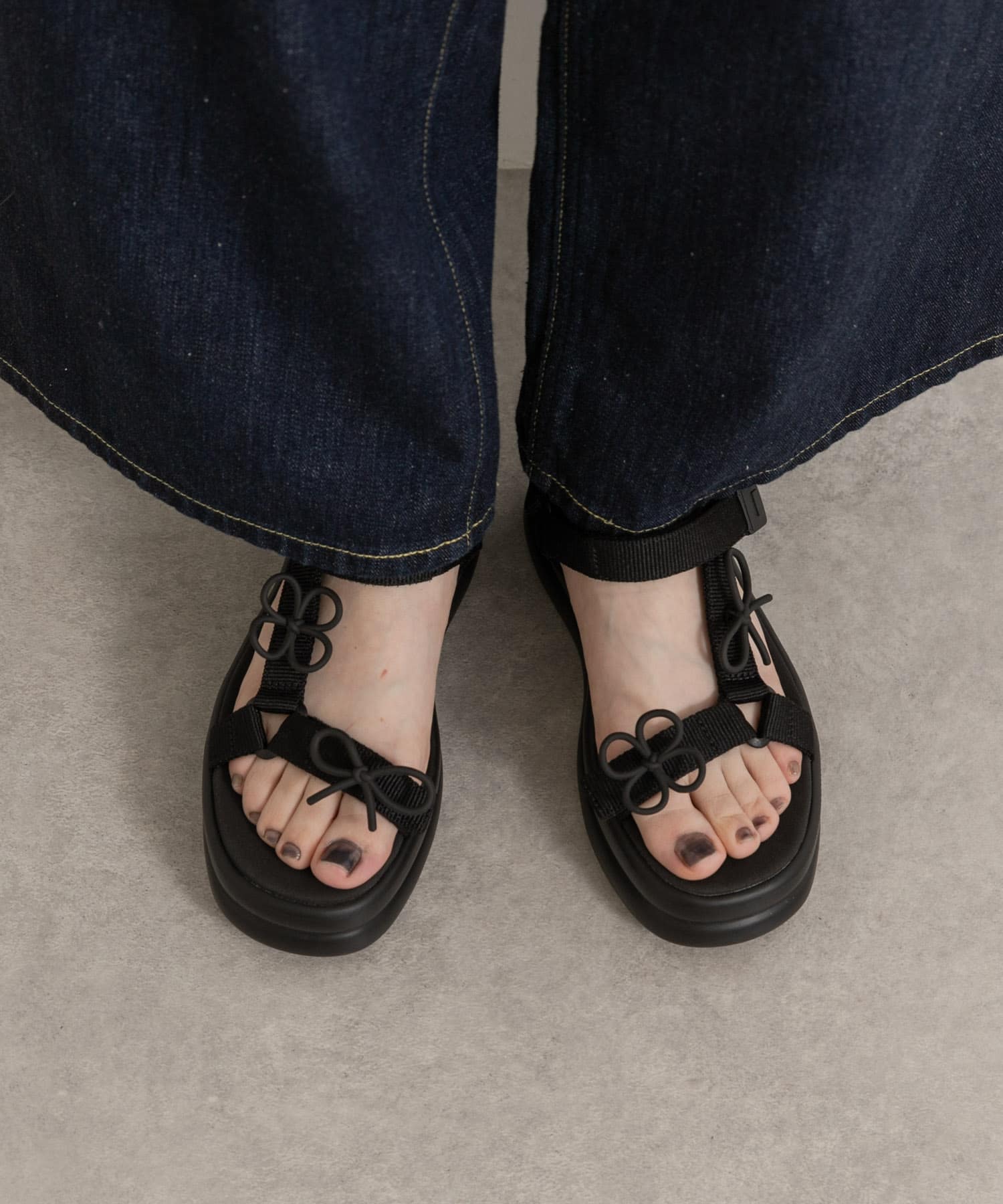CAMPER　TWS-Flowers 005BLK 37