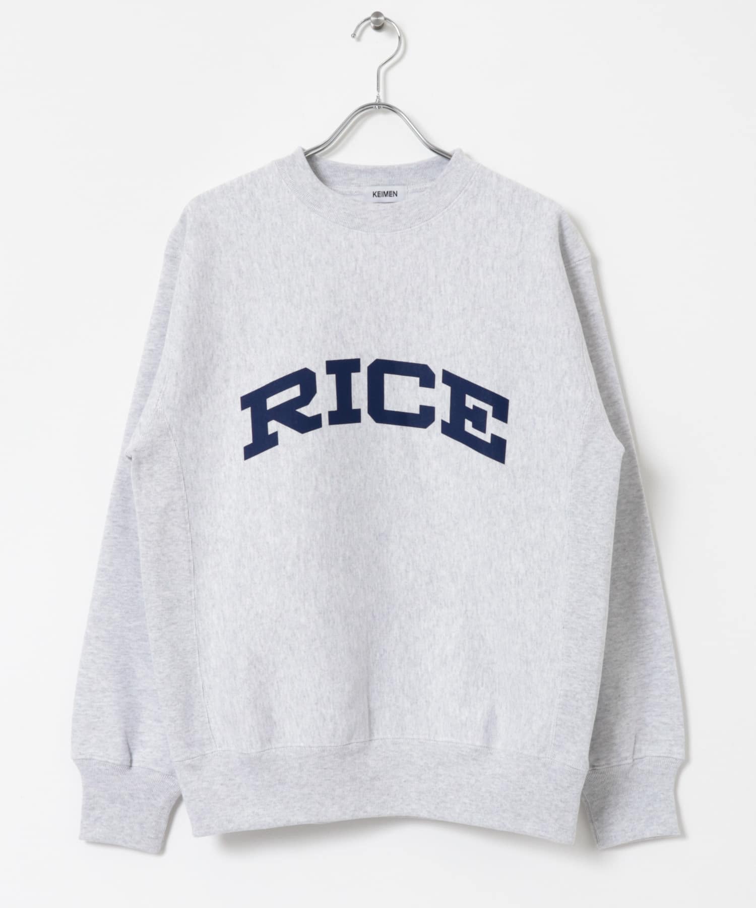 KEIMEN　RICE sweat L.gray M
