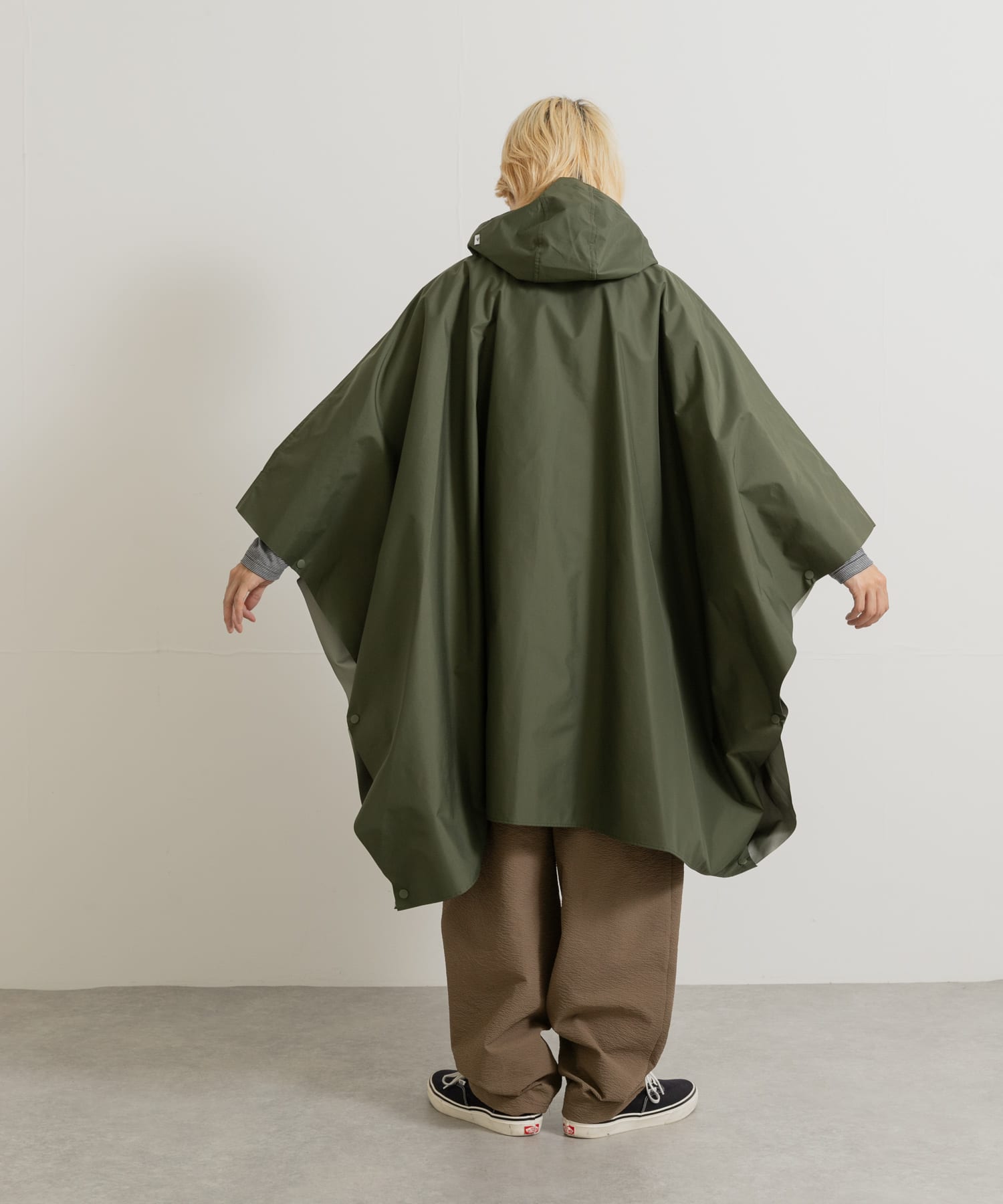 KEIMEN　Poncho Khaki FREE