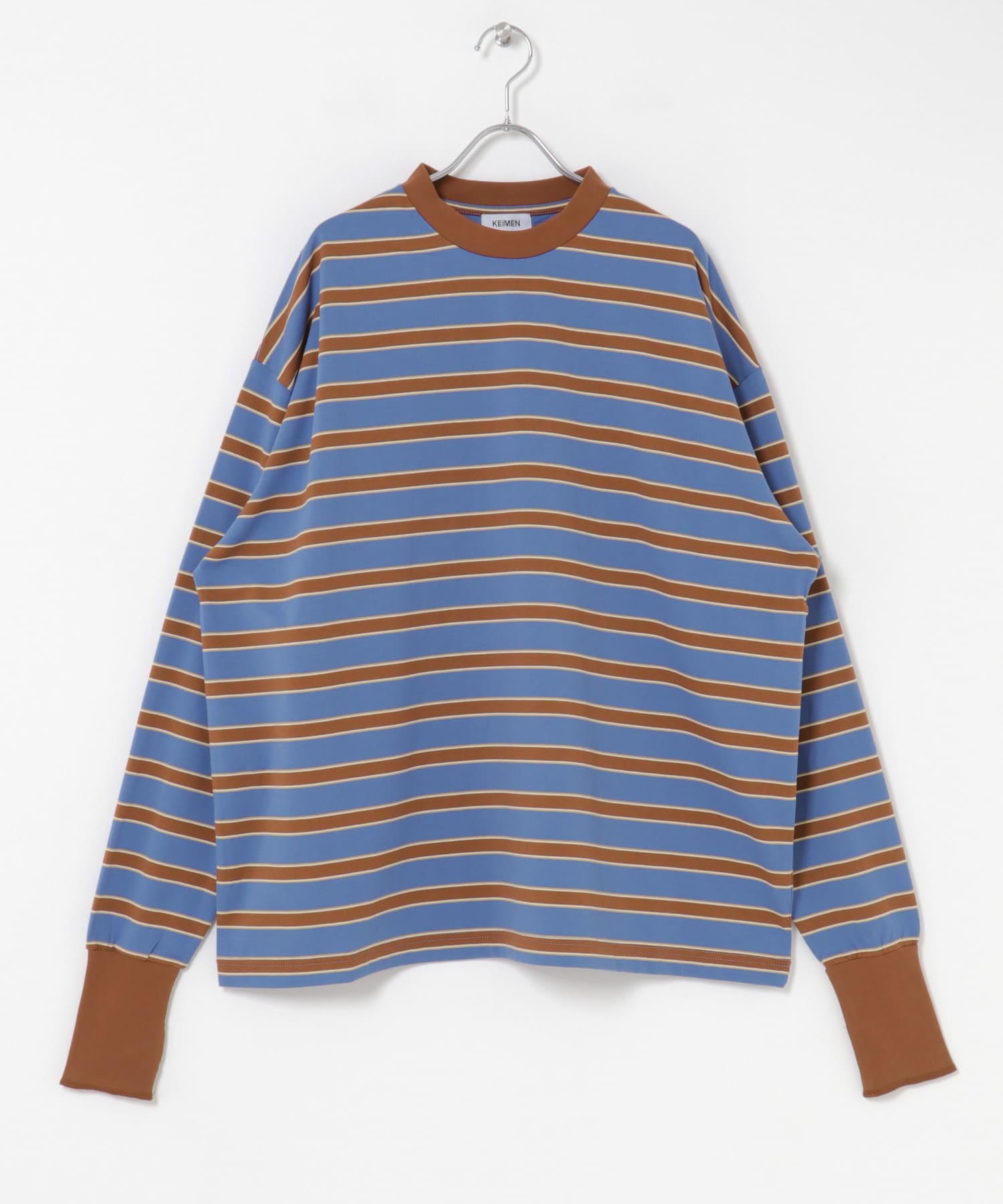 KEIMEN　Strata long T-shirts Blue M
