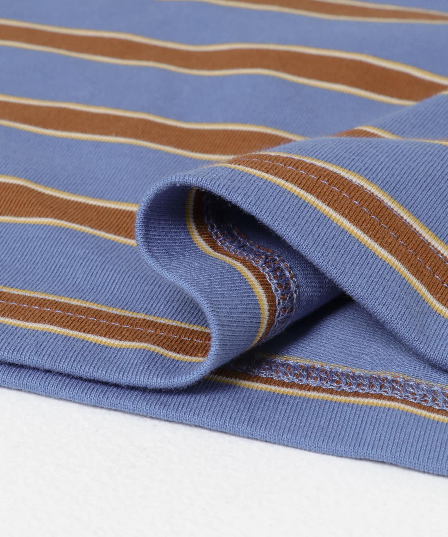 KEIMEN　Strata long T-shirts Blue M