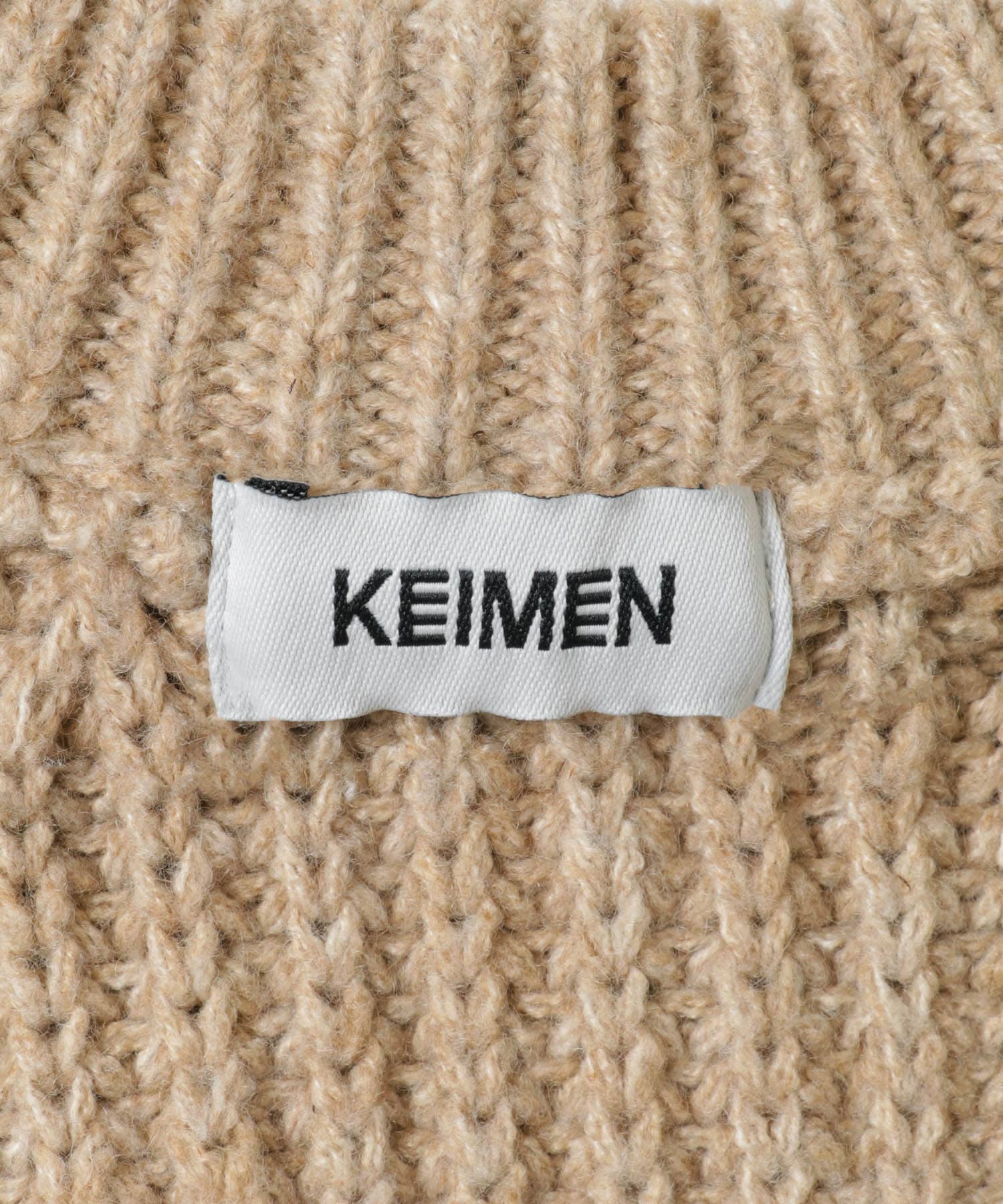 KEIMEN　Potato Knit BEIGE S