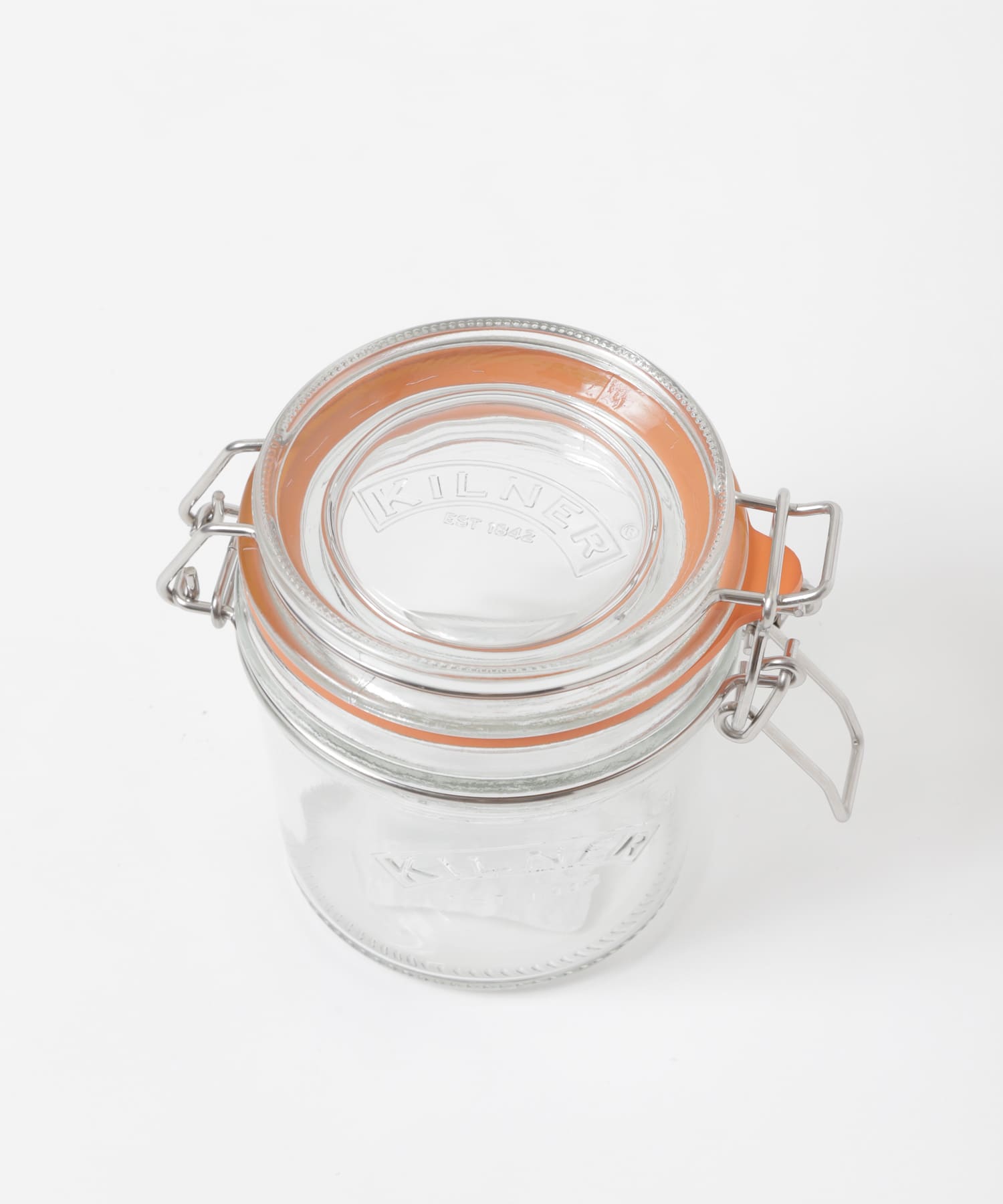 KILNER　ROUND CLIP TOP JAR 0.35L clear one