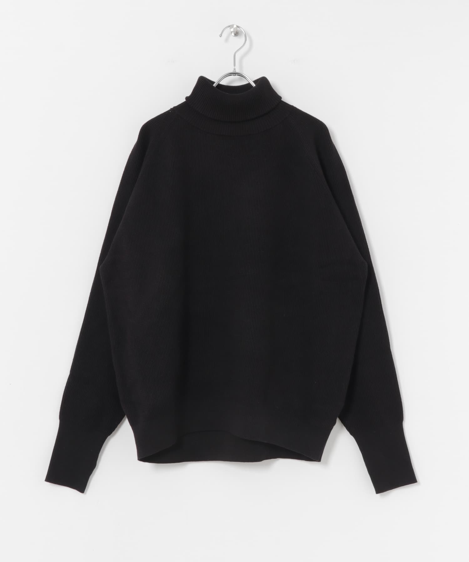 KEIMEN　KM-Turtleneck knit Black M