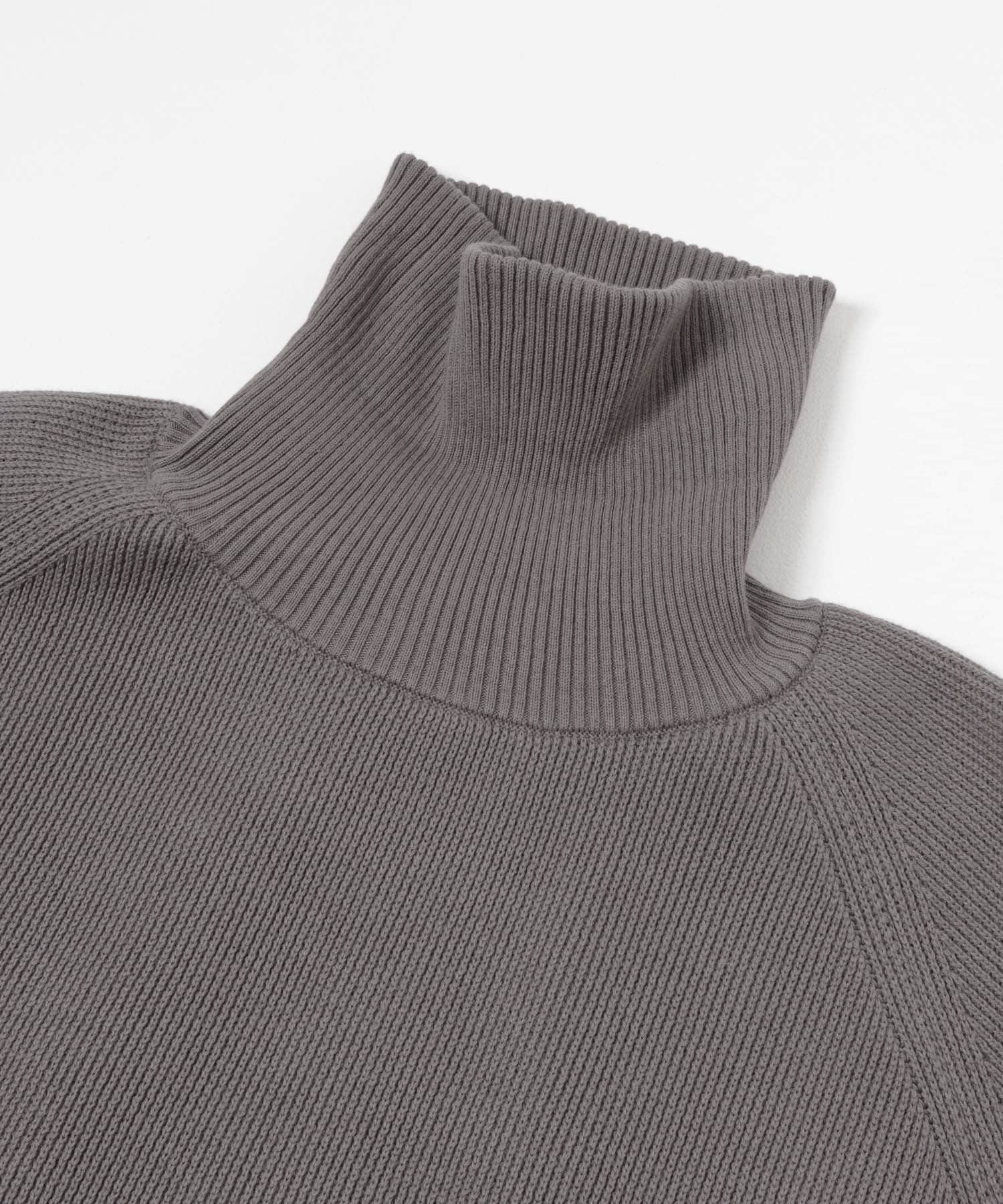 KEIMEN　KM-Turtleneck knit Gray M