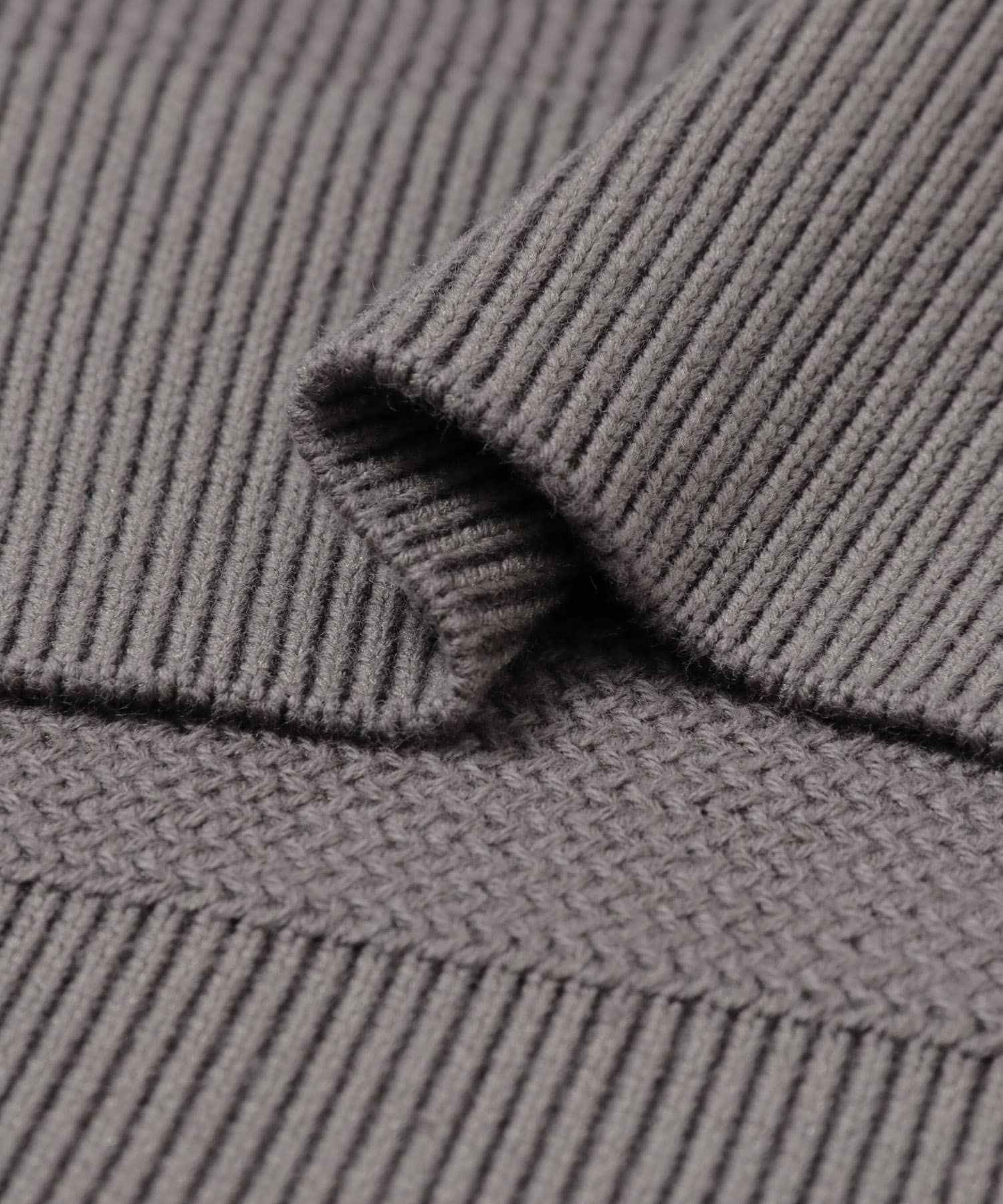 KEIMEN　KM-Turtleneck knit Gray M