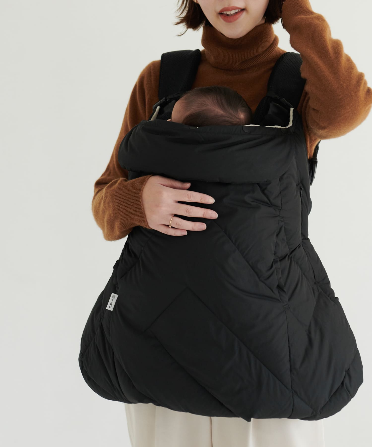 KWD　BABY DOWN CAPE Black FREE