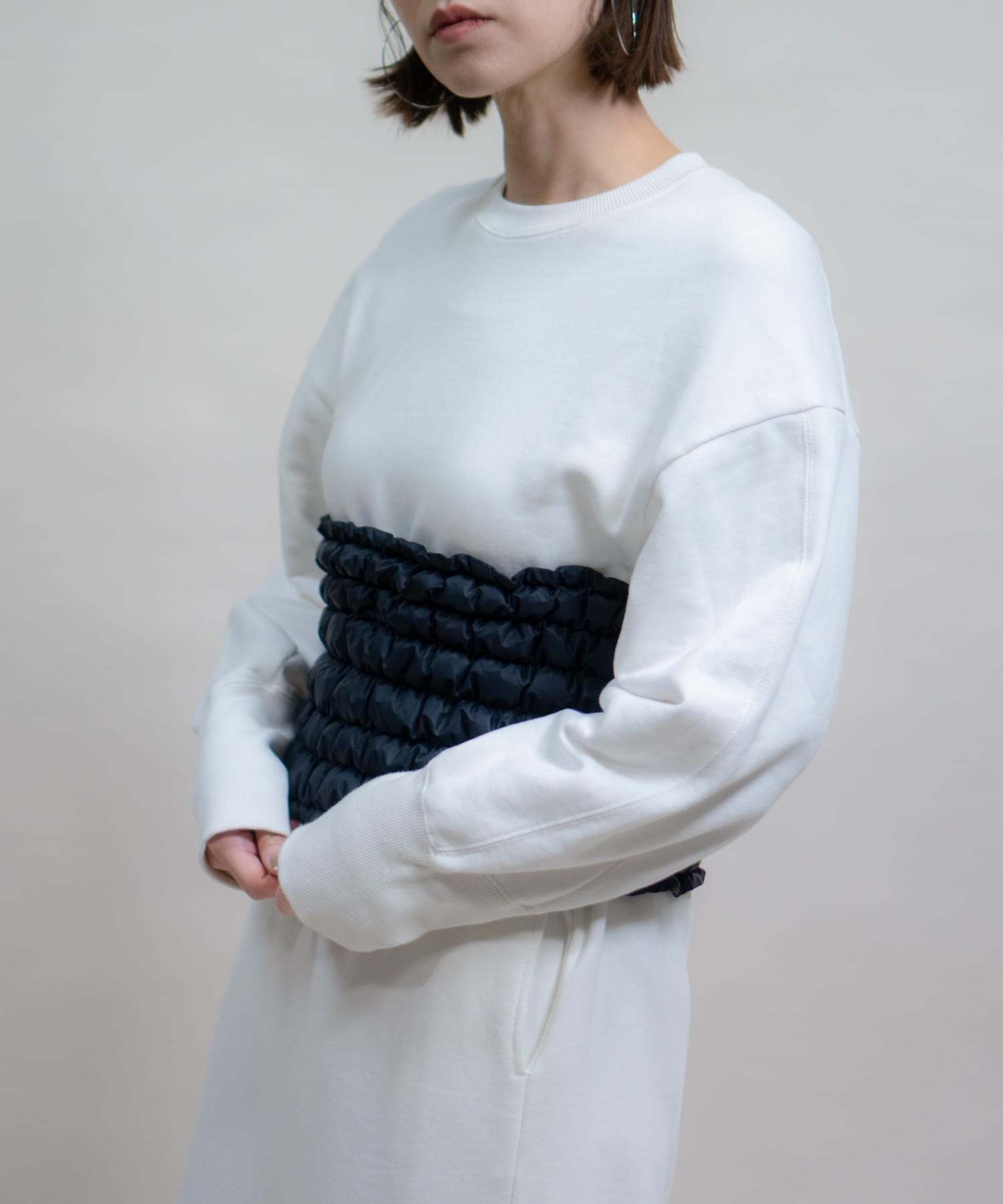 KWD　DOWN WAIST WARMER Black FREE
