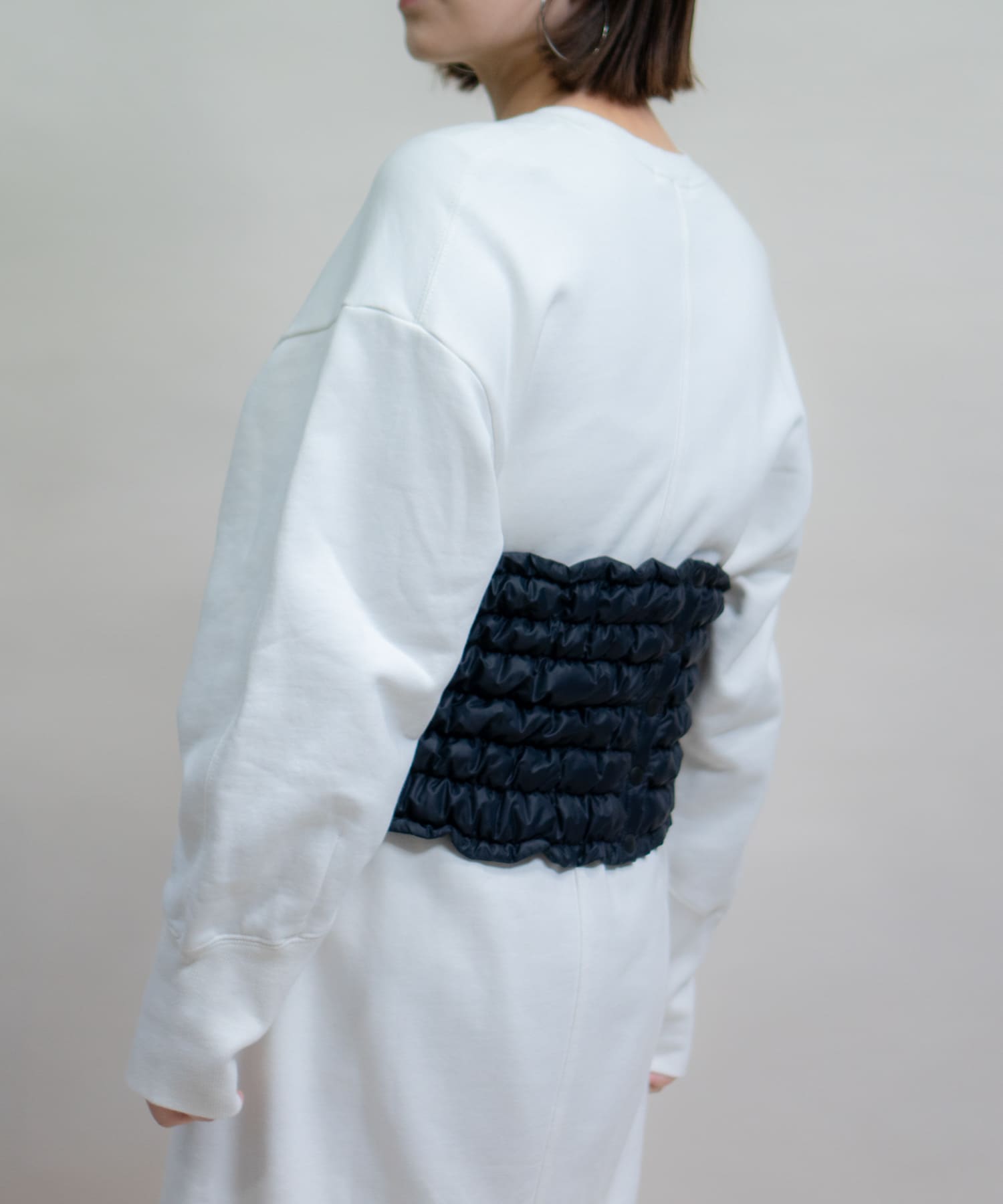 KWD　DOWN WAIST WARMER Black FREE
