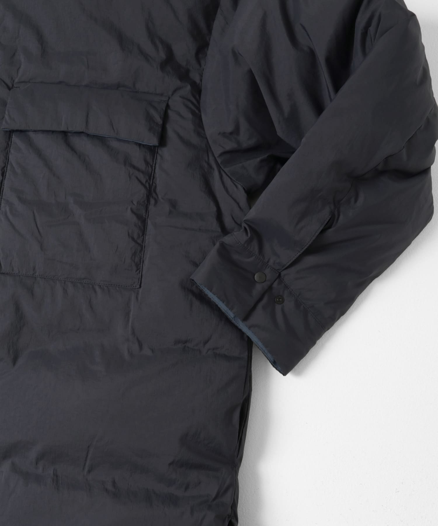 KWD　LIGHT DOWN SHIRTS JACKET Navy FREE
