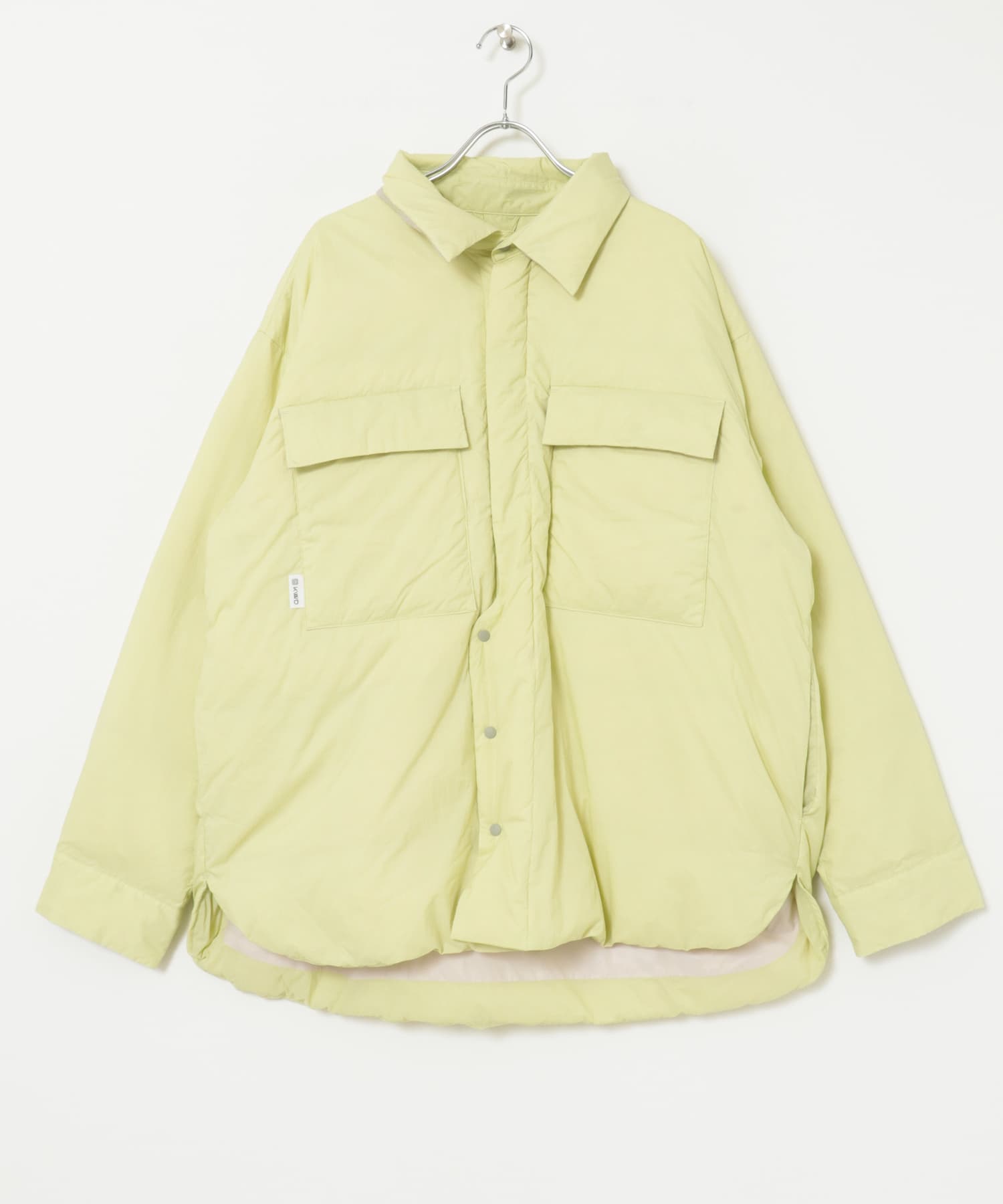 KWD　LIGHT DOWN SHIRTS JACKET L.Yellow FREE