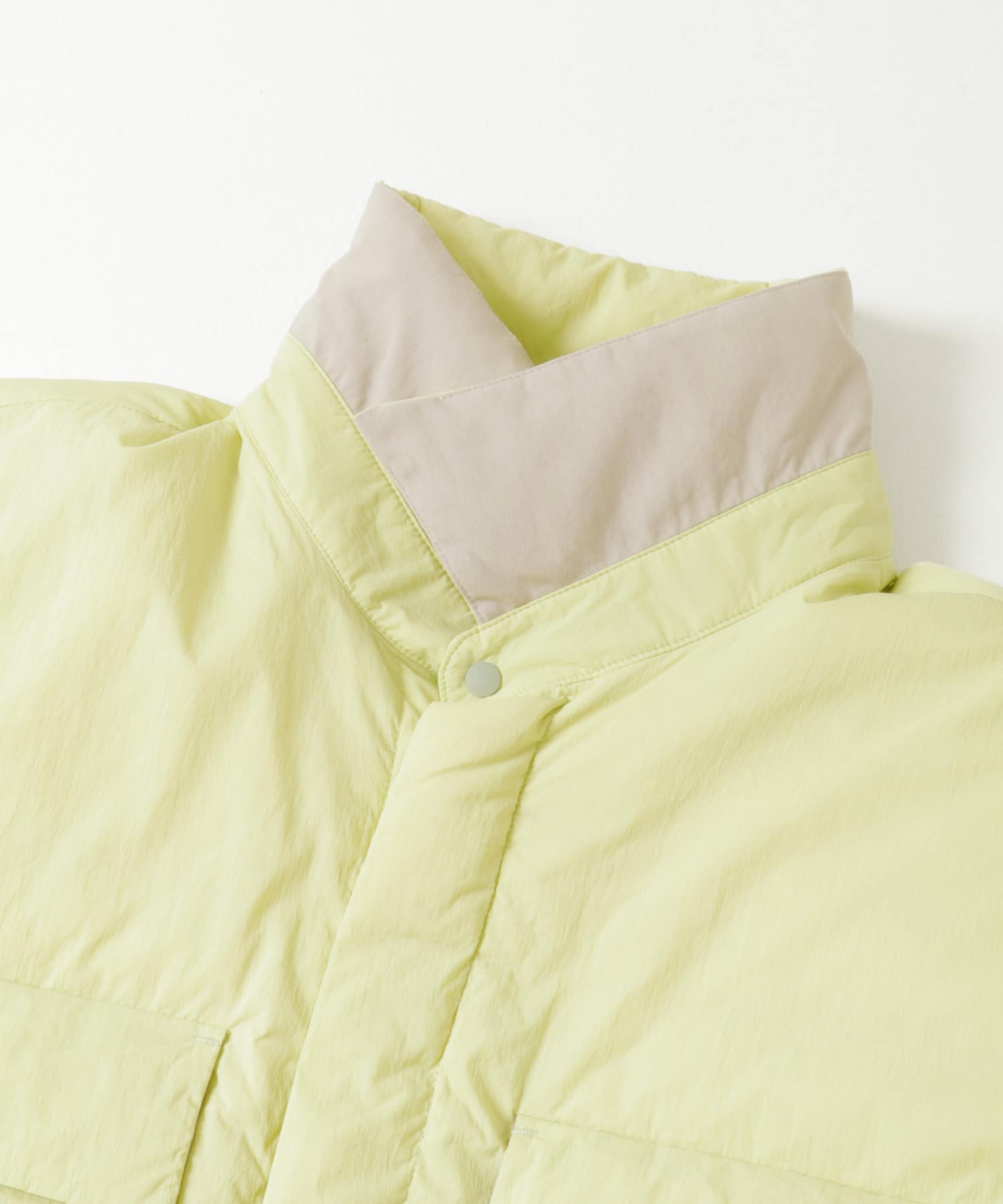 KWD　LIGHT DOWN SHIRTS JACKET L.Yellow FREE