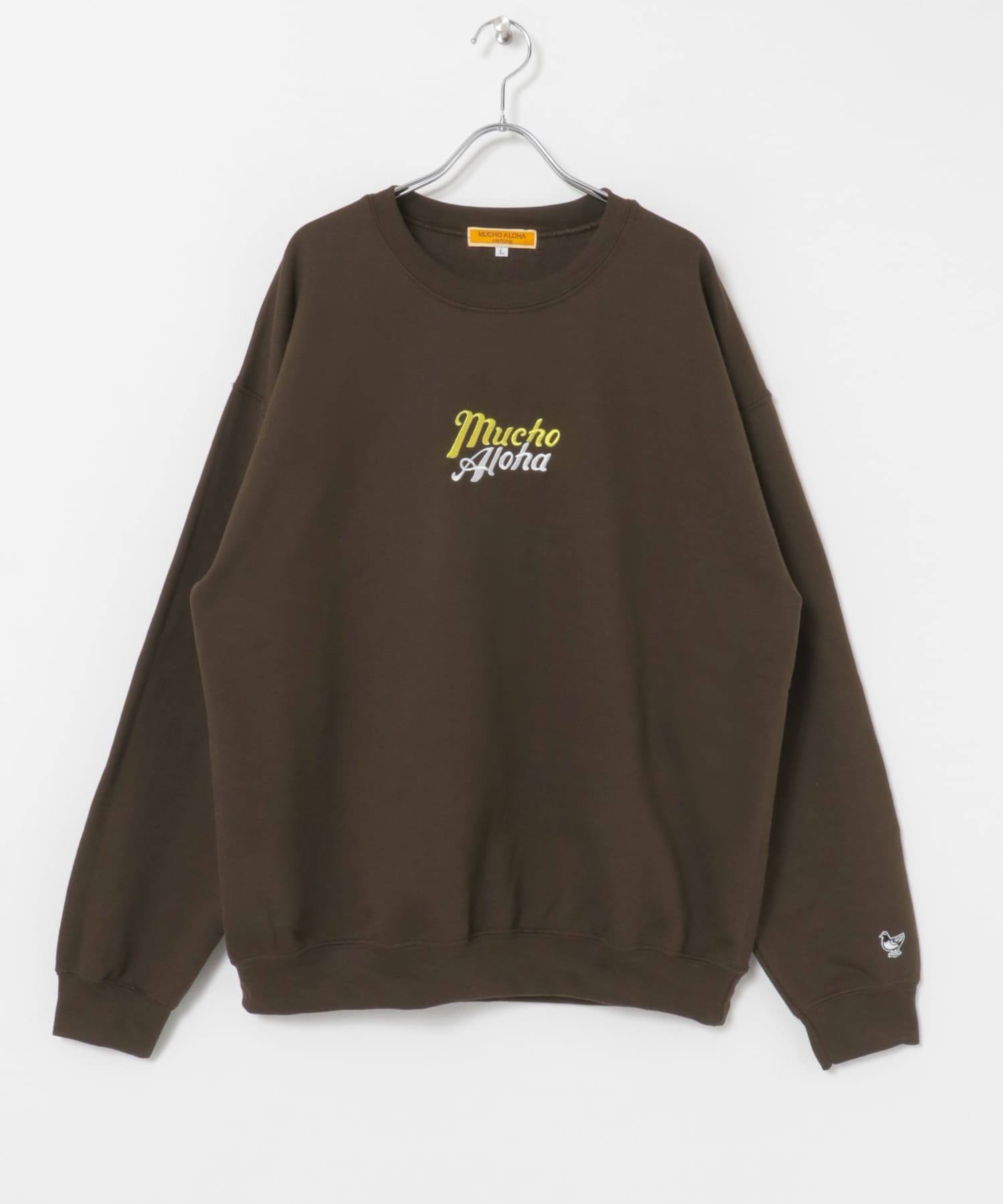 mucho Aloha　8oz SWEAT-MUCHO BRW M