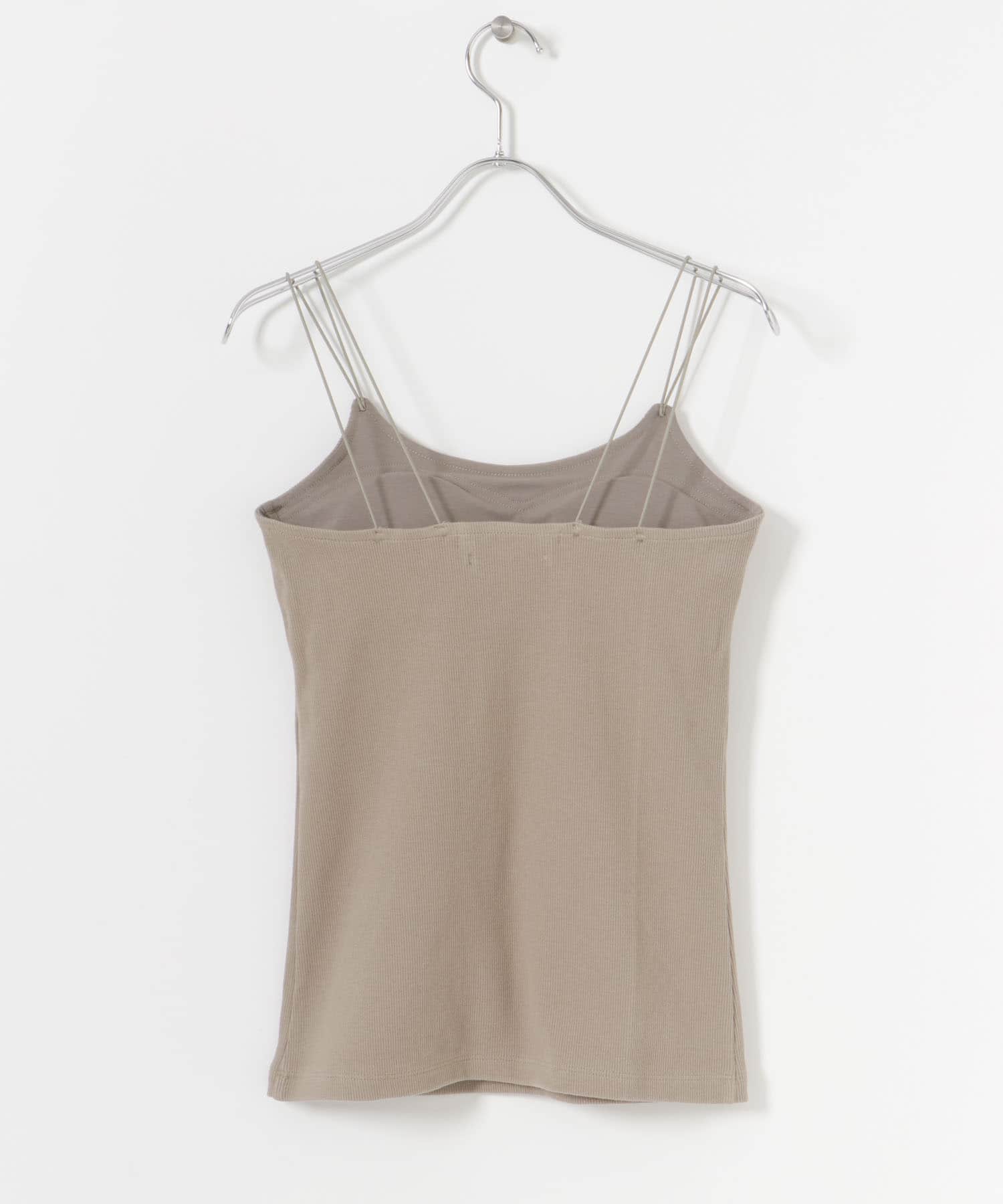 『別注』MIDIUMISOLID×TGM　Organic cotton camisole Mocha FREE