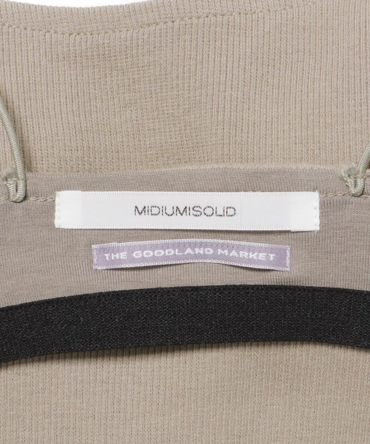『別注』MIDIUMISOLID×TGM　Organic cotton camisole Mocha FREE