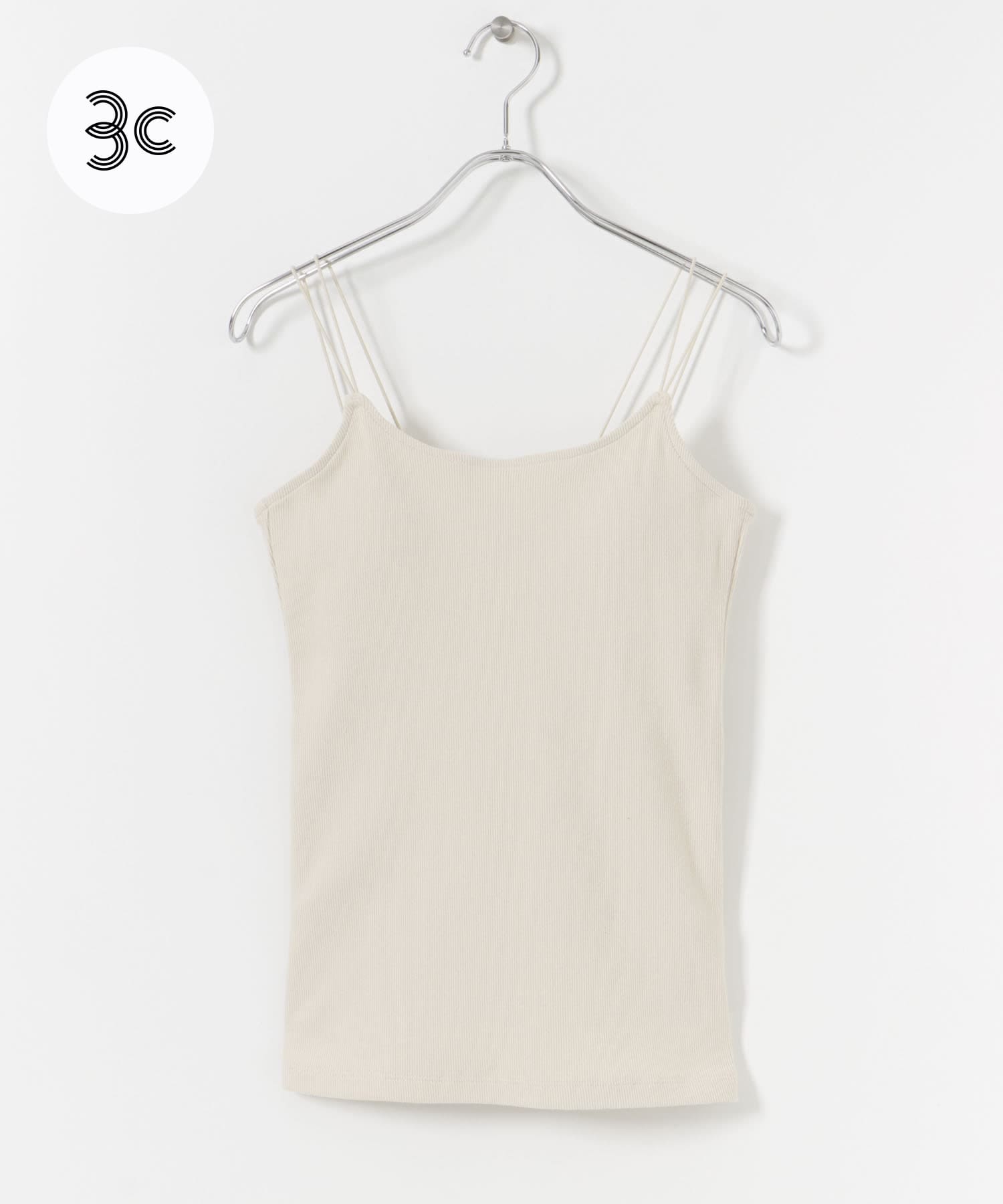 『別注』MIDIUMISOLID×TGM　Organic cotton camisole Off FREE
