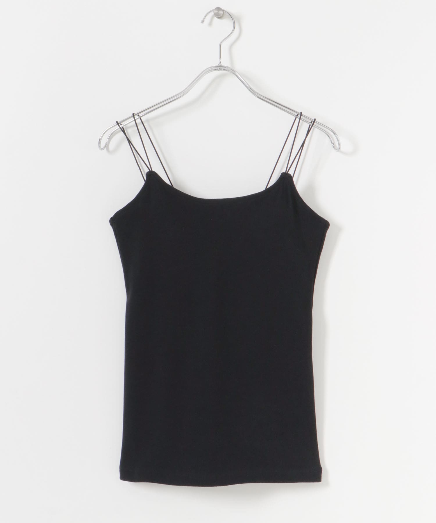 『別注』MIDIUMISOLID×TGM　Organic cotton camisole Black FREE