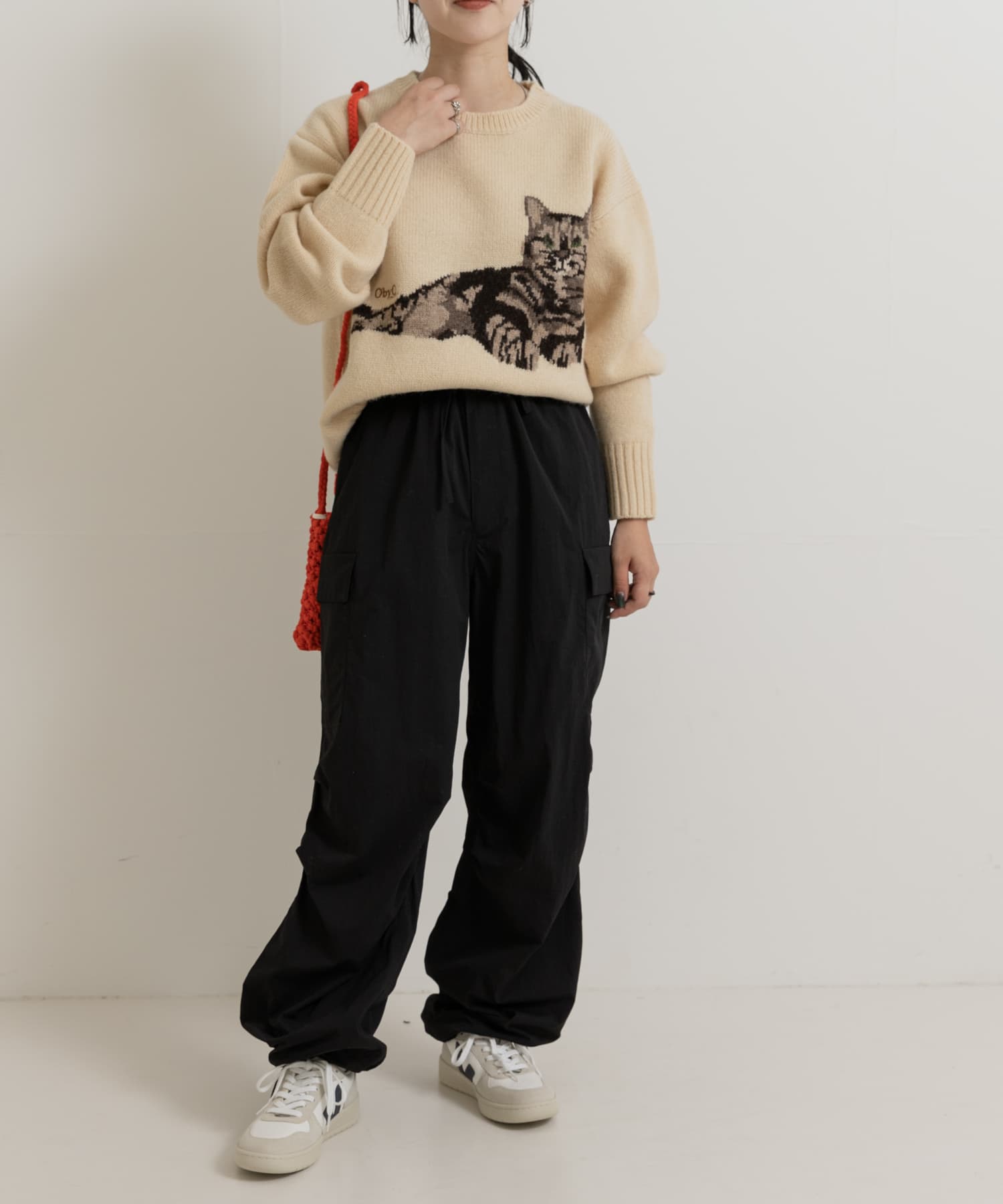 『別注』MIDIUMISOLID×TGM　RE-Nylon parachute pants