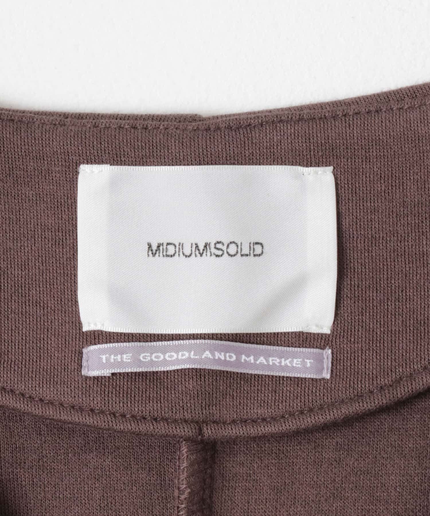 『別注』MIDIUMISOLID×TGM　Organic cotton camisole dress BROWN FREE