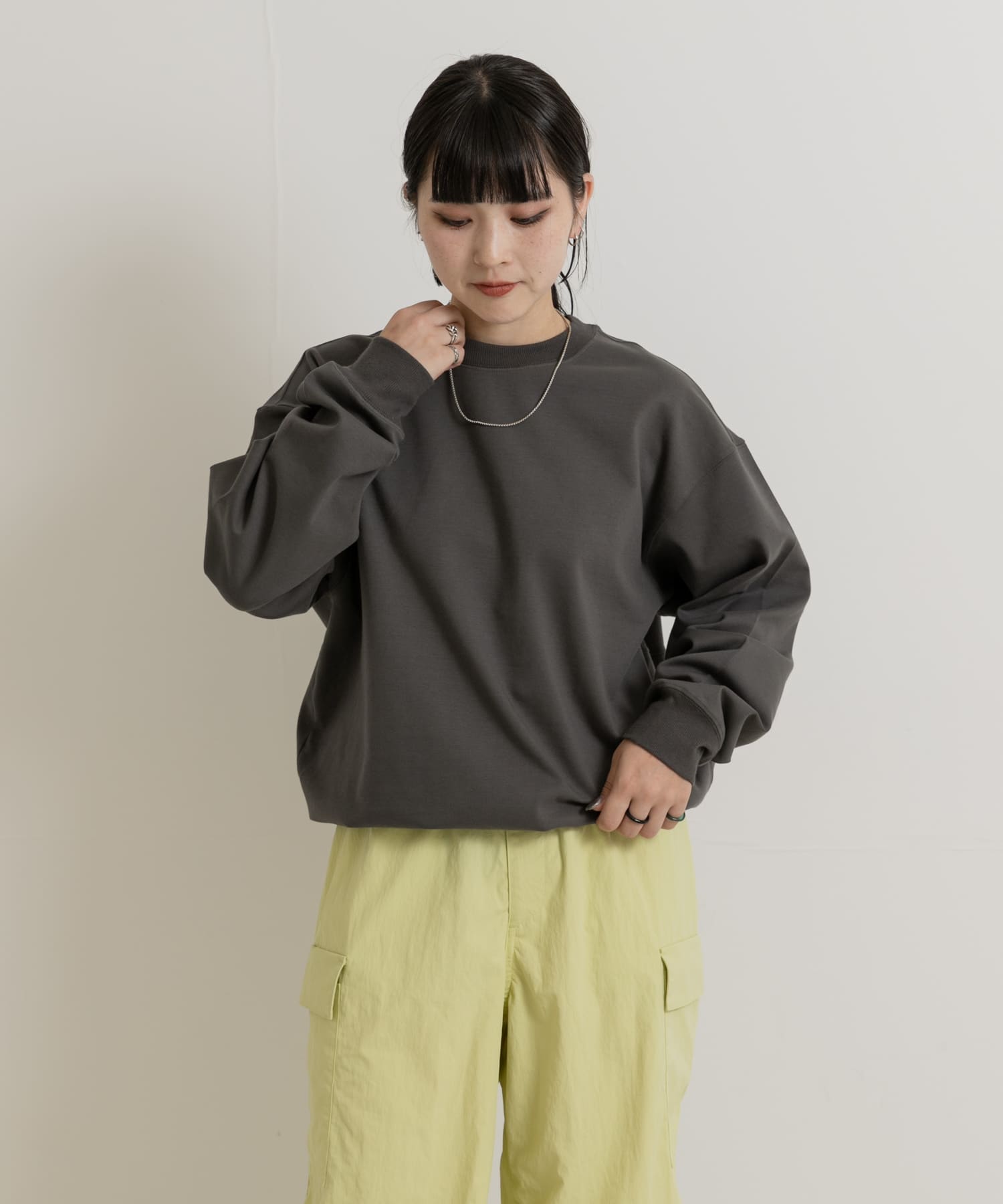 『別注』MIDIUMISOLID×TGM　Organic cotton pullover