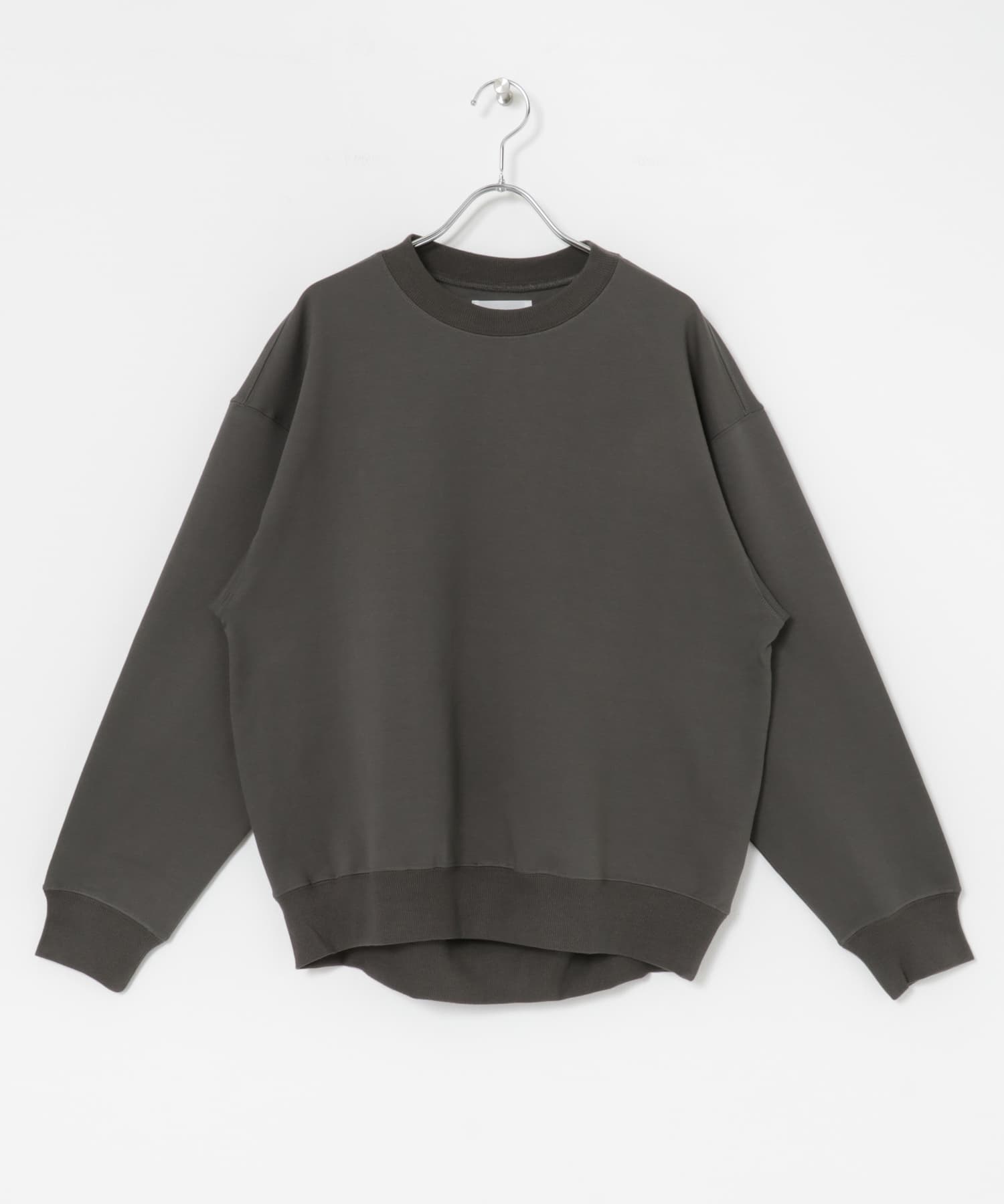 『別注』MIDIUMISOLID×TGM　Organic cotton pullover CHARCOAL FREE