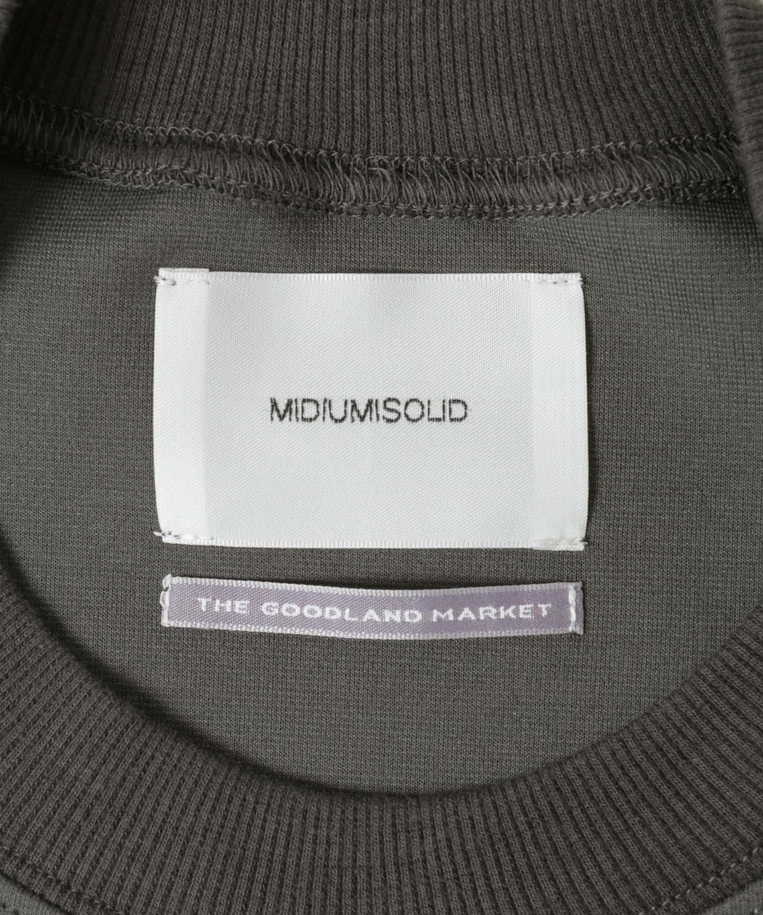 『別注』MIDIUMISOLID×TGM　Organic cotton pullover CHARCOAL FREE