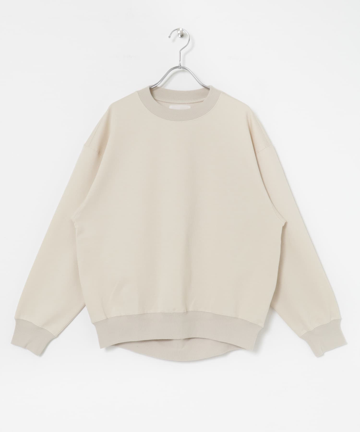 『別注』MIDIUMISOLID×TGM　Organic cotton pullover IVORY FREE