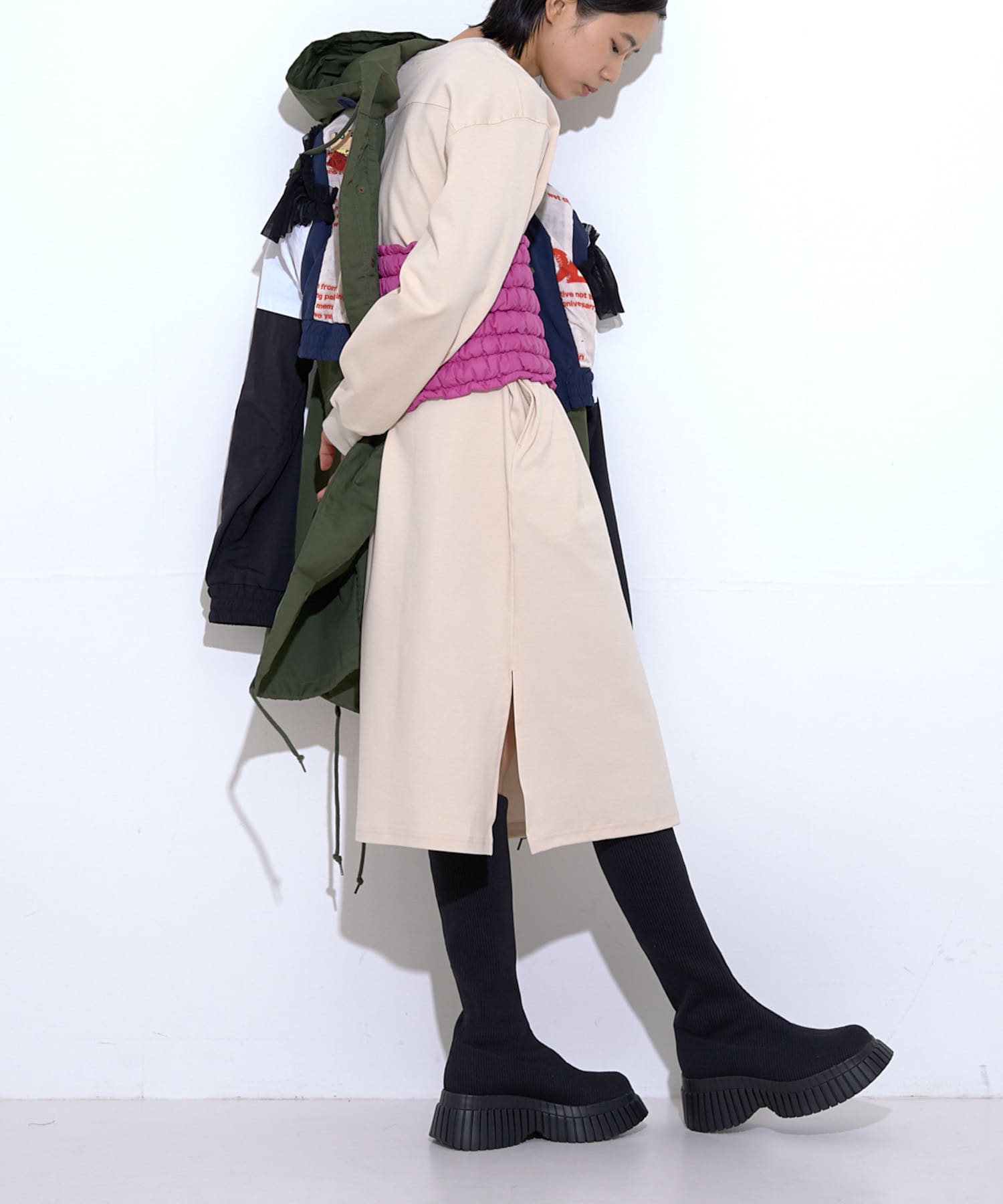 身長：168cm サイズ：FREE