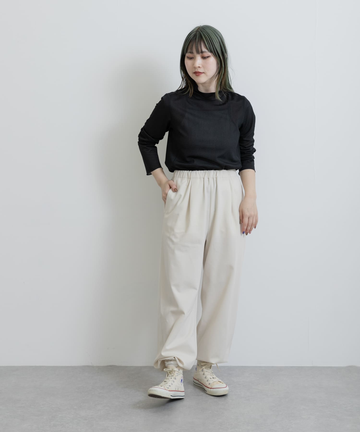 身長：156cm サイズ：one